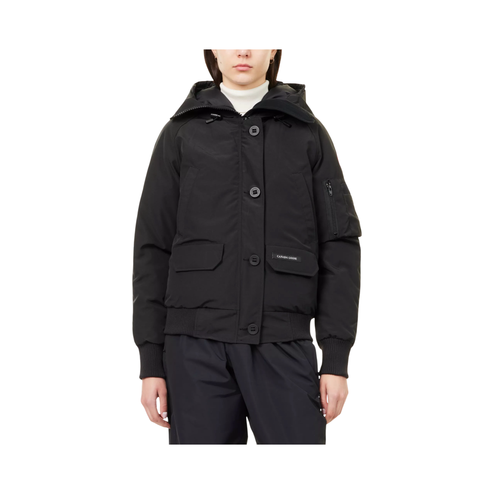 CANADA GOOSE CHILLIWACK HOODED WOVEN-DOWN JACKET