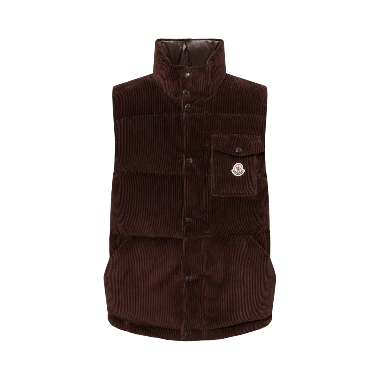 MONCLER AGEN SLEEVELESS CORDUROY GILET