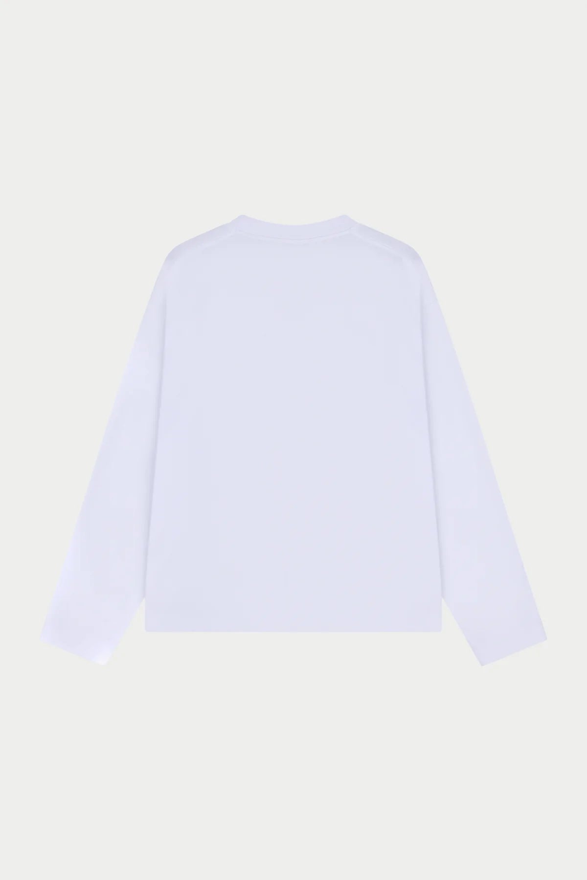 THE COUTURE CLUB BLANK LONG SLEEVE T-SHIRT - WHITE