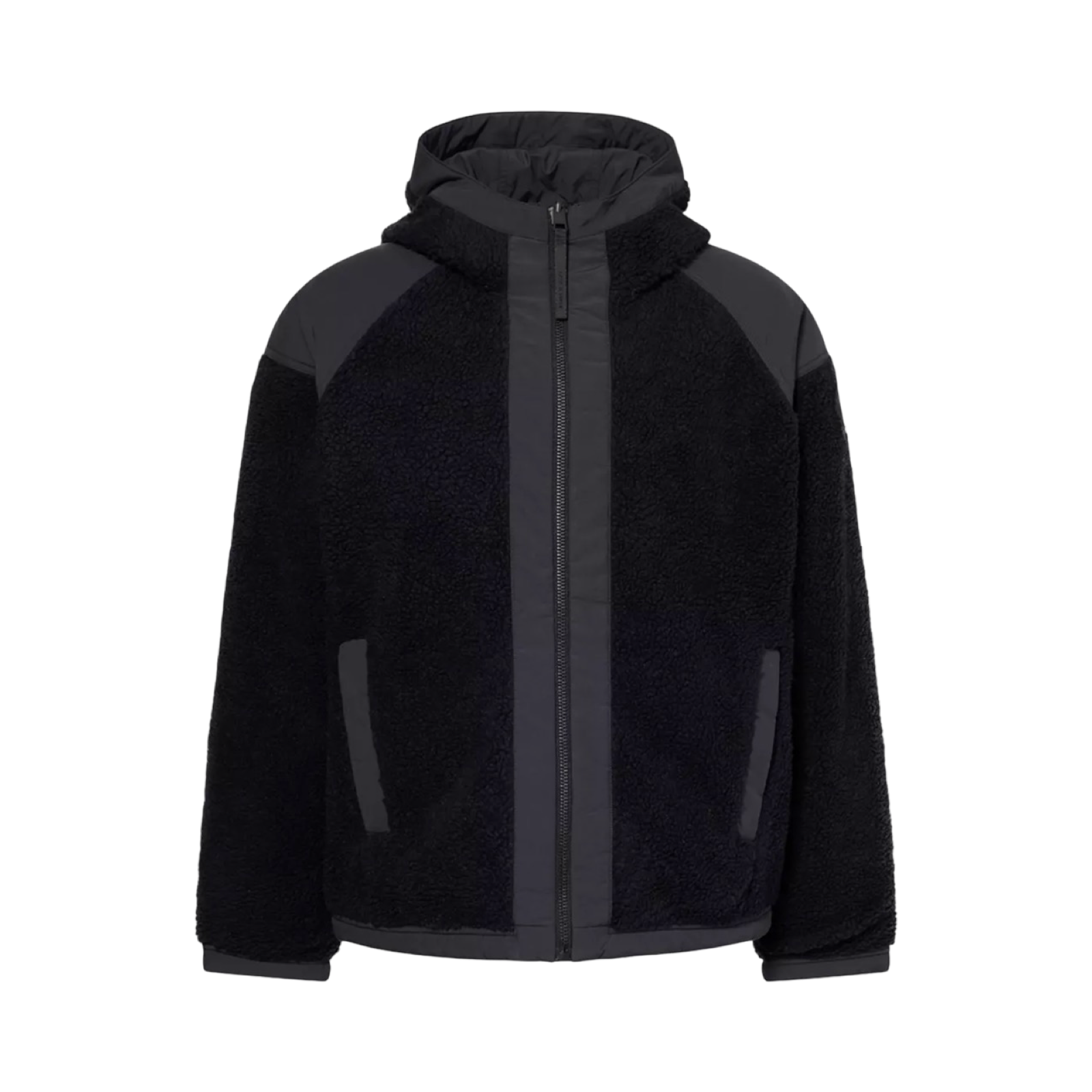 CANADA GOOSE ALBERNI REVERSIBLE FLEECE JACKET BLACK