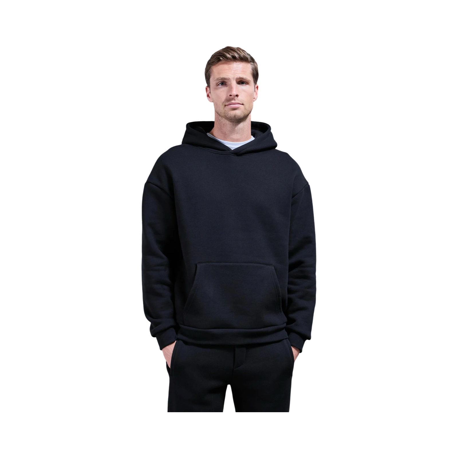 ARNE RELAXED FIT HOODIE BLACK