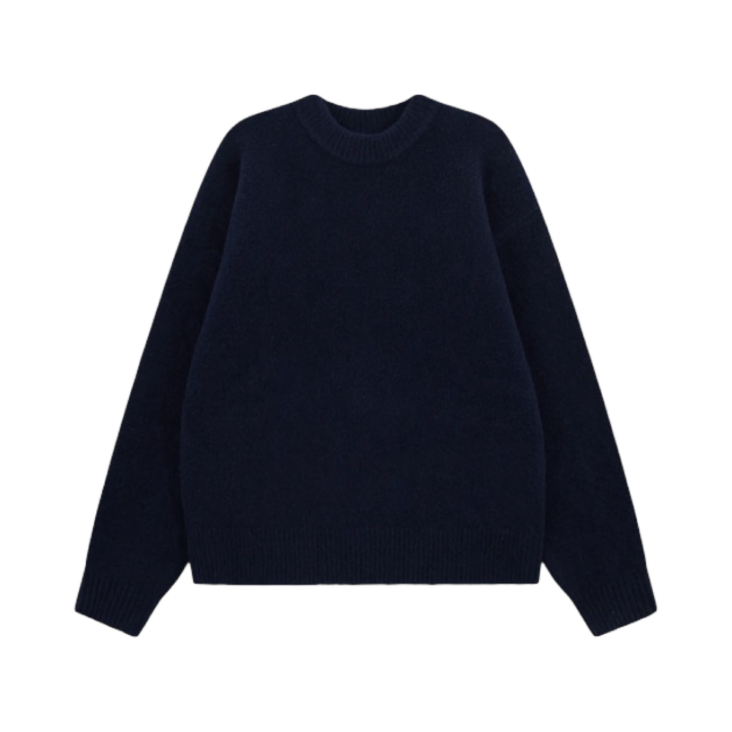 THE COUTURE CLUB COPYRIGHT BRUSHED KNIT JUMPER NAVY