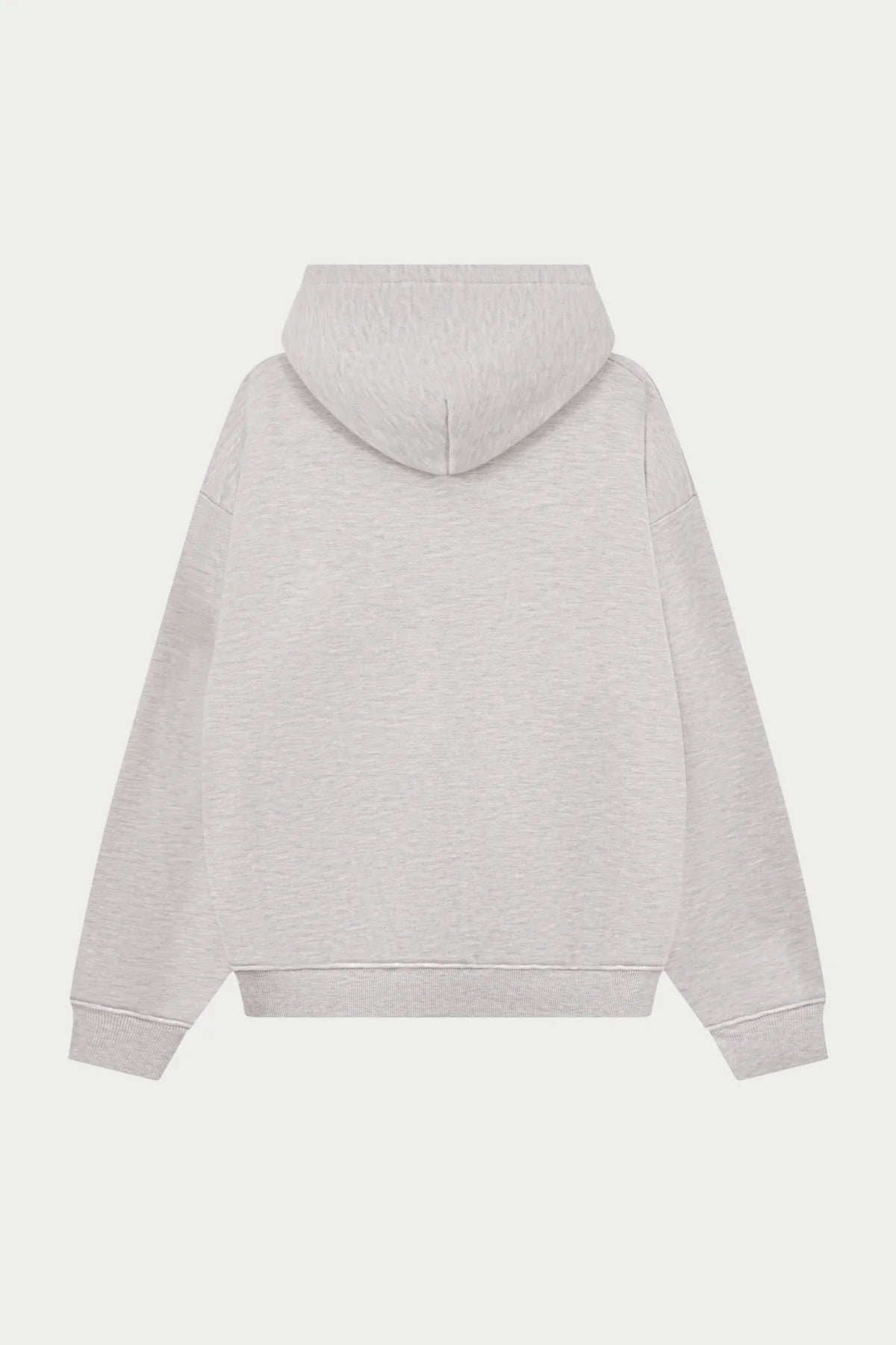 THE COUTURE CLUB HEAVYWEIGHT MONOGRAM APPLIQUE EMBLEM ZIP THROUGH - GREY MARL