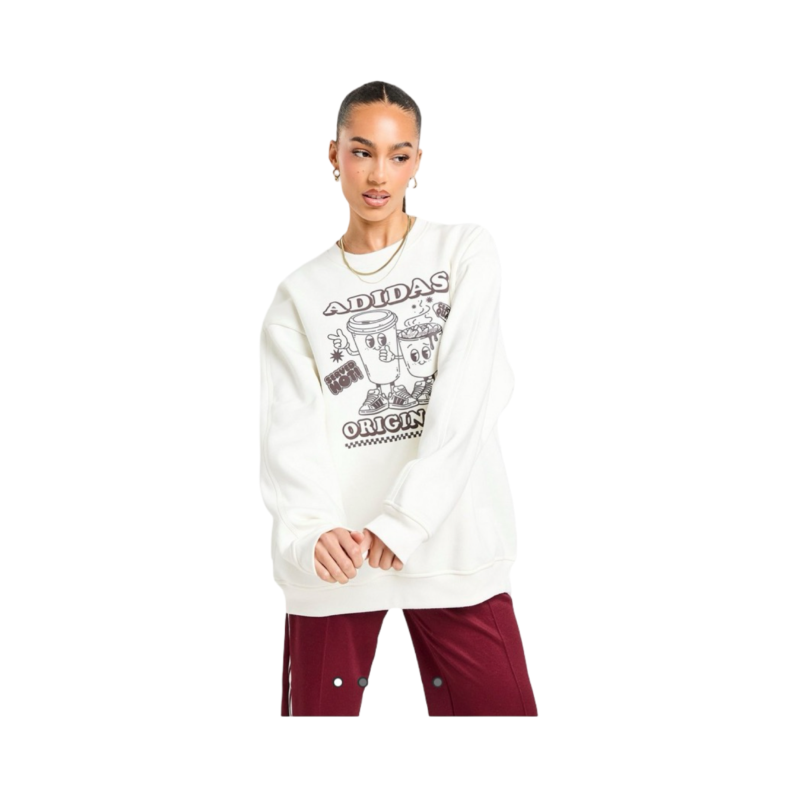 ADIDAS ORIGINALS COFFEE CLUB CREWNECK JUMPER