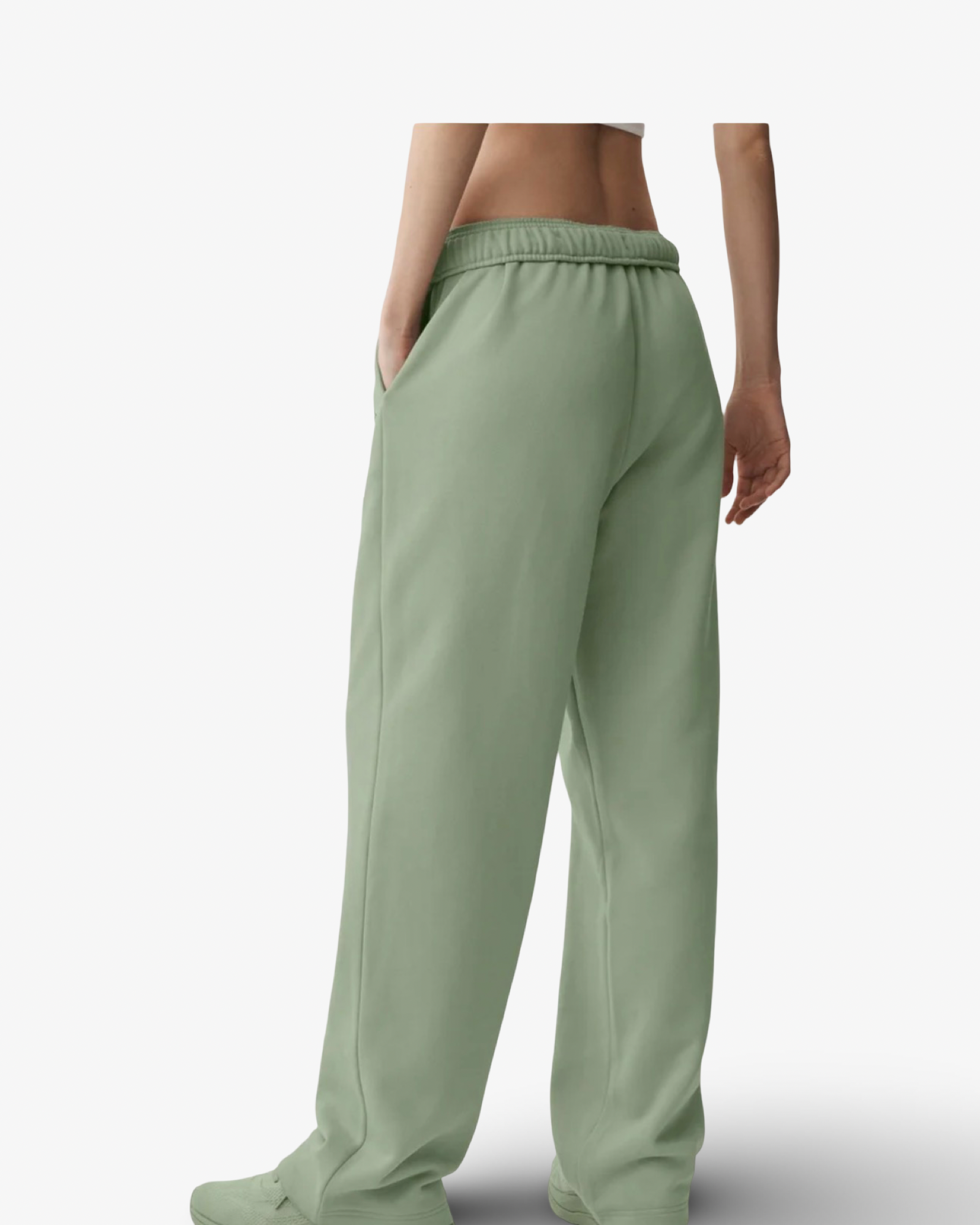 ALO ACCOLADE STRAIGHT LEG SWEATPANTS DUNE GRASS