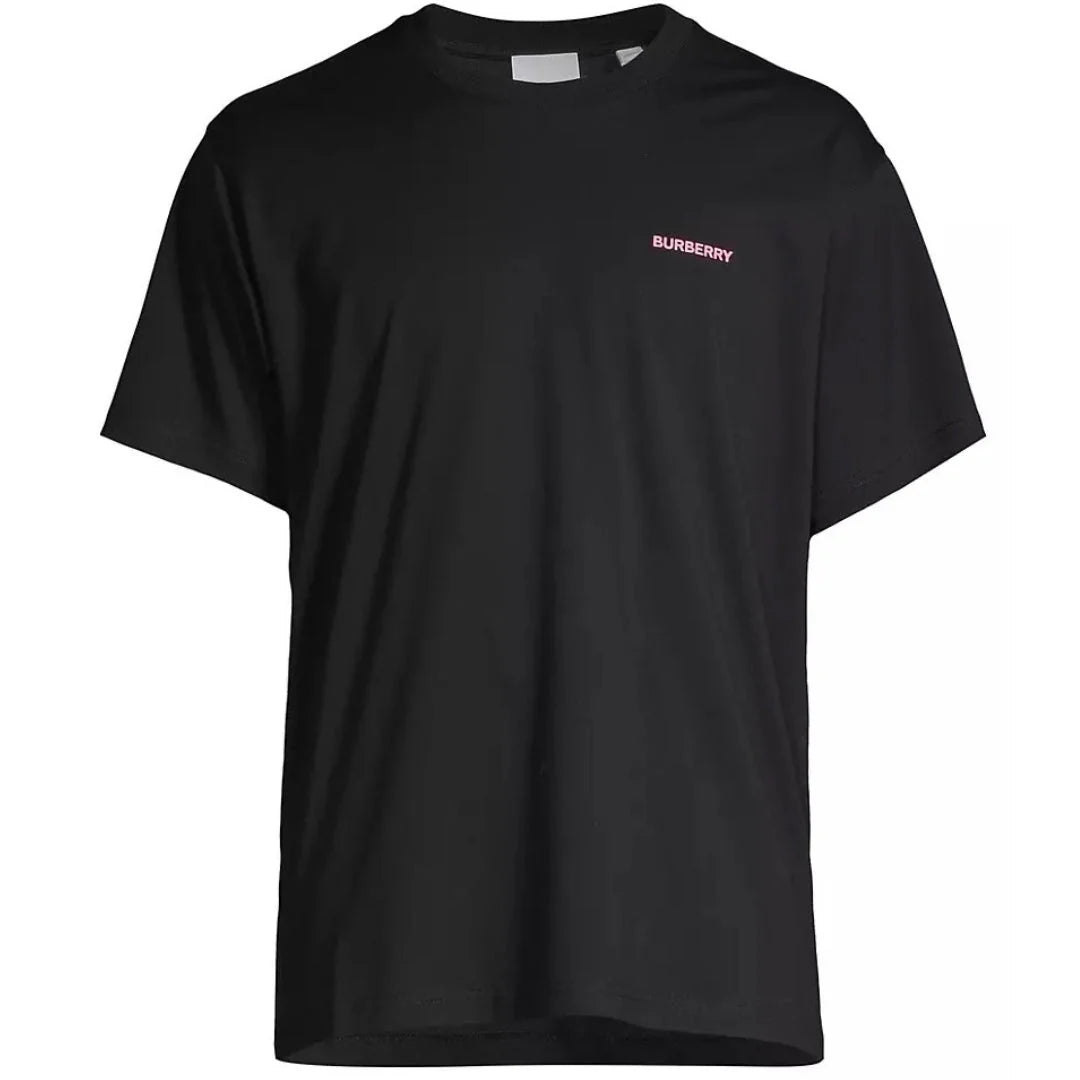 BURBERRY BRANDED BACK LOGO BLACK T SHIRT