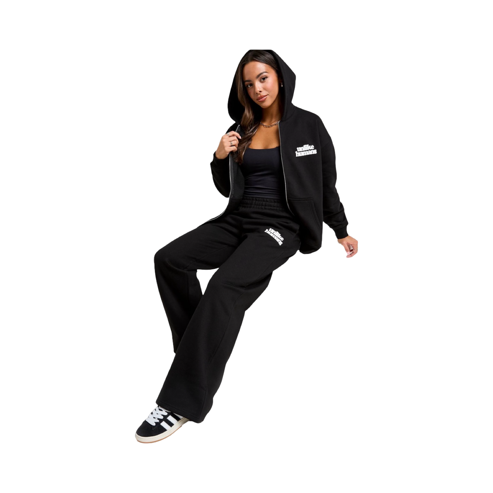 UNLIKE HUMANS BUBBLE FULL ZIP HOODIE