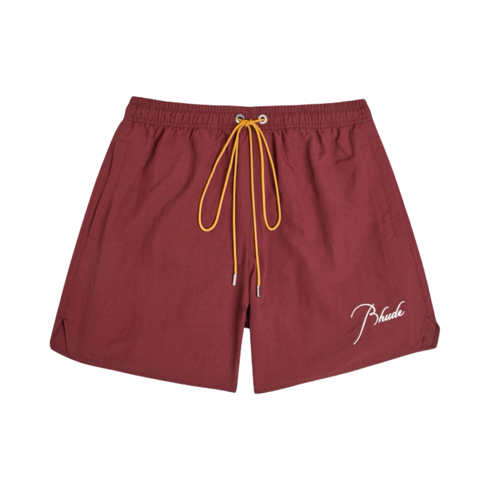 RHUDE RADIATOR LOGO-EMBROIDERED SHELL SWIM SHORTS