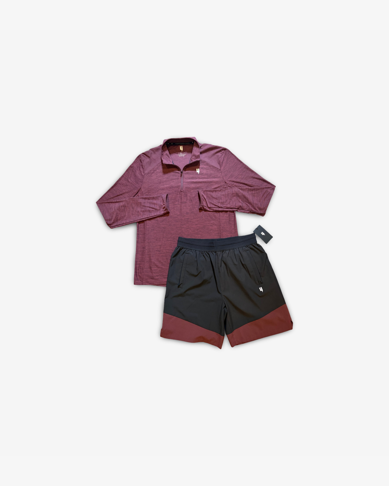 YELIR WORLD PERFORMANCE BLACK/BURGUNDY SET