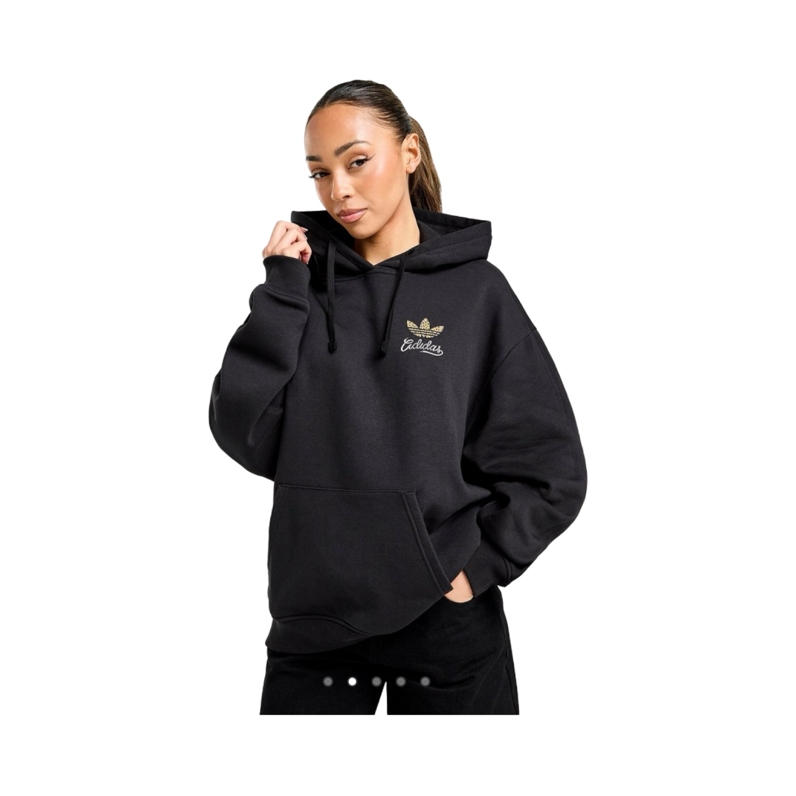 ADIDAS ORIGINALS LEOPARD SAMBA OVERHEAD HOODIE