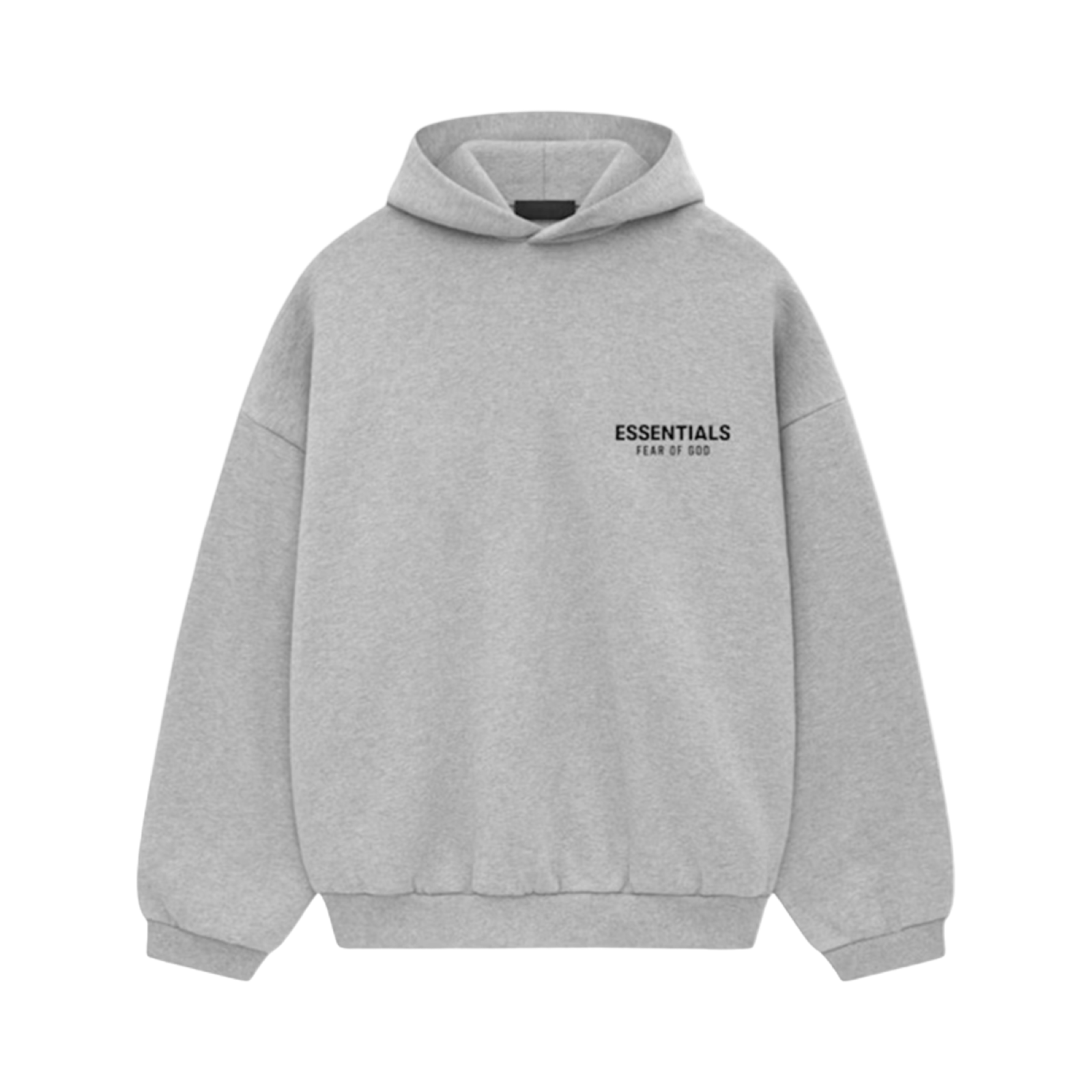 FEAR OF GOD ESSENTIALS HOODIE LIGHT HEATHER GREY