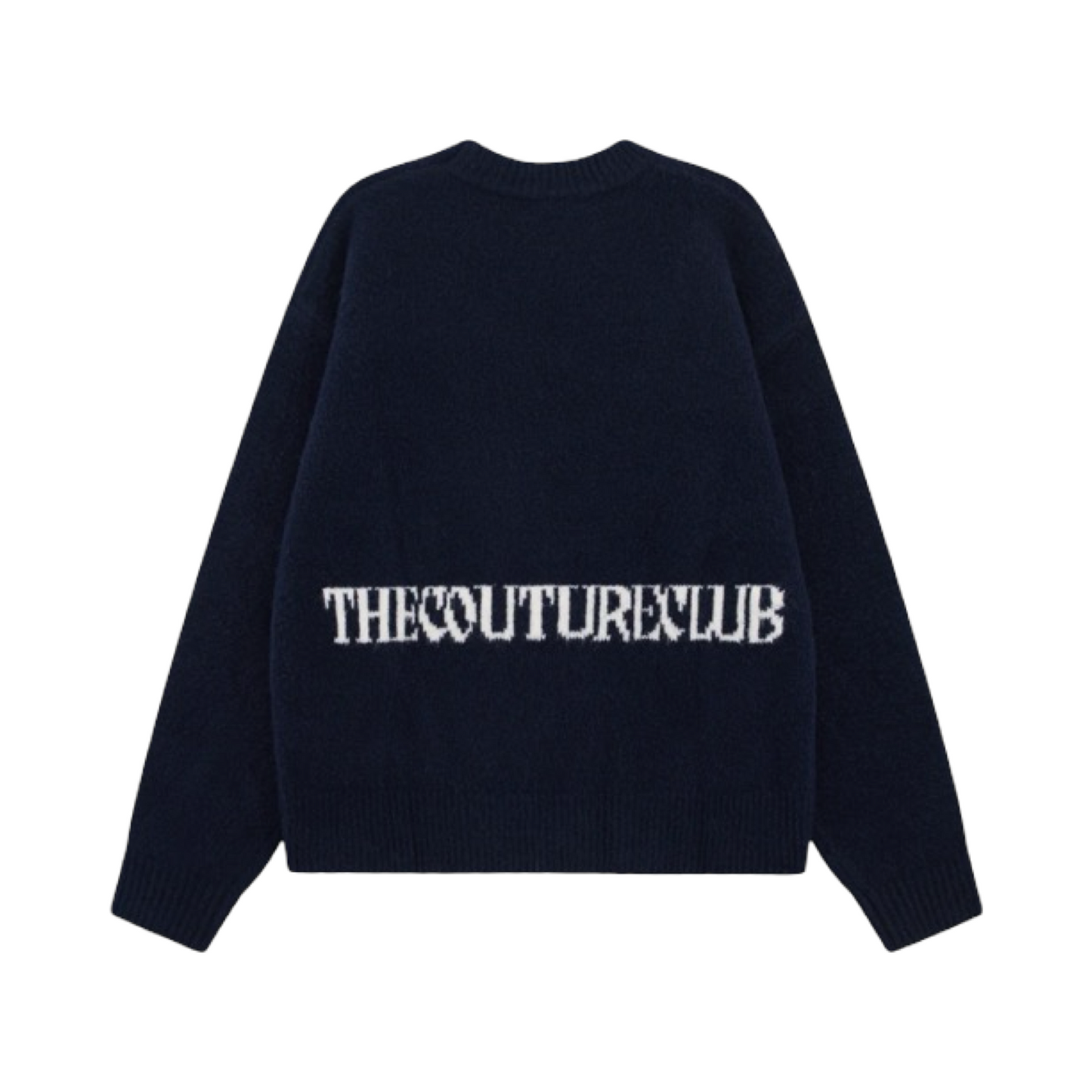 COUTURE CLUB BRUSHED KNIT JUMPER NAVY
