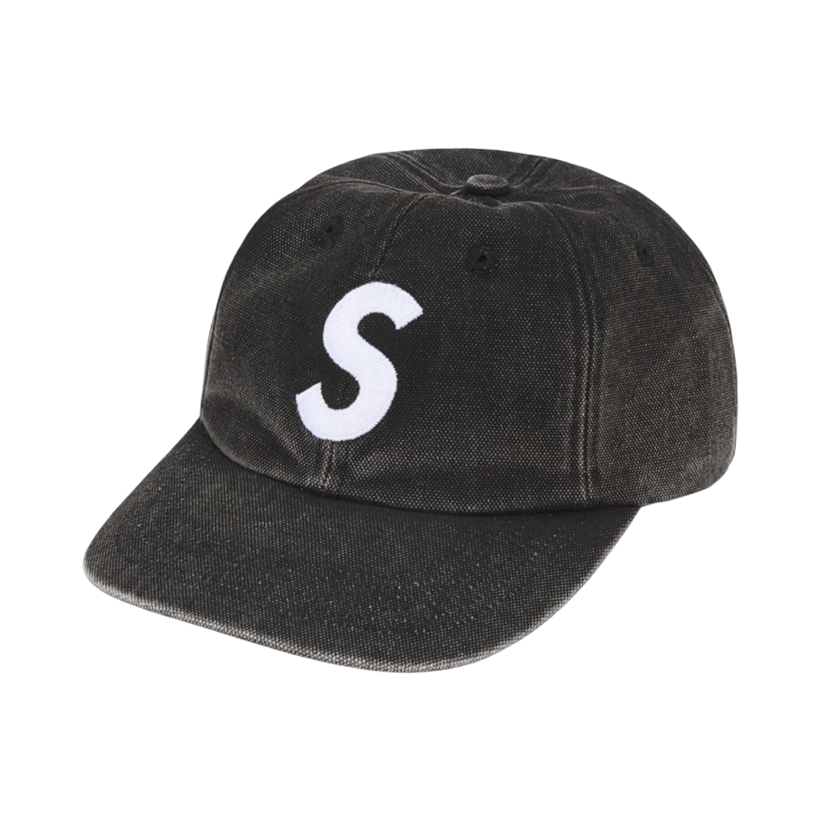 SUPREME PIGMENT COATED CANVAS S LOGO 6-PANEL