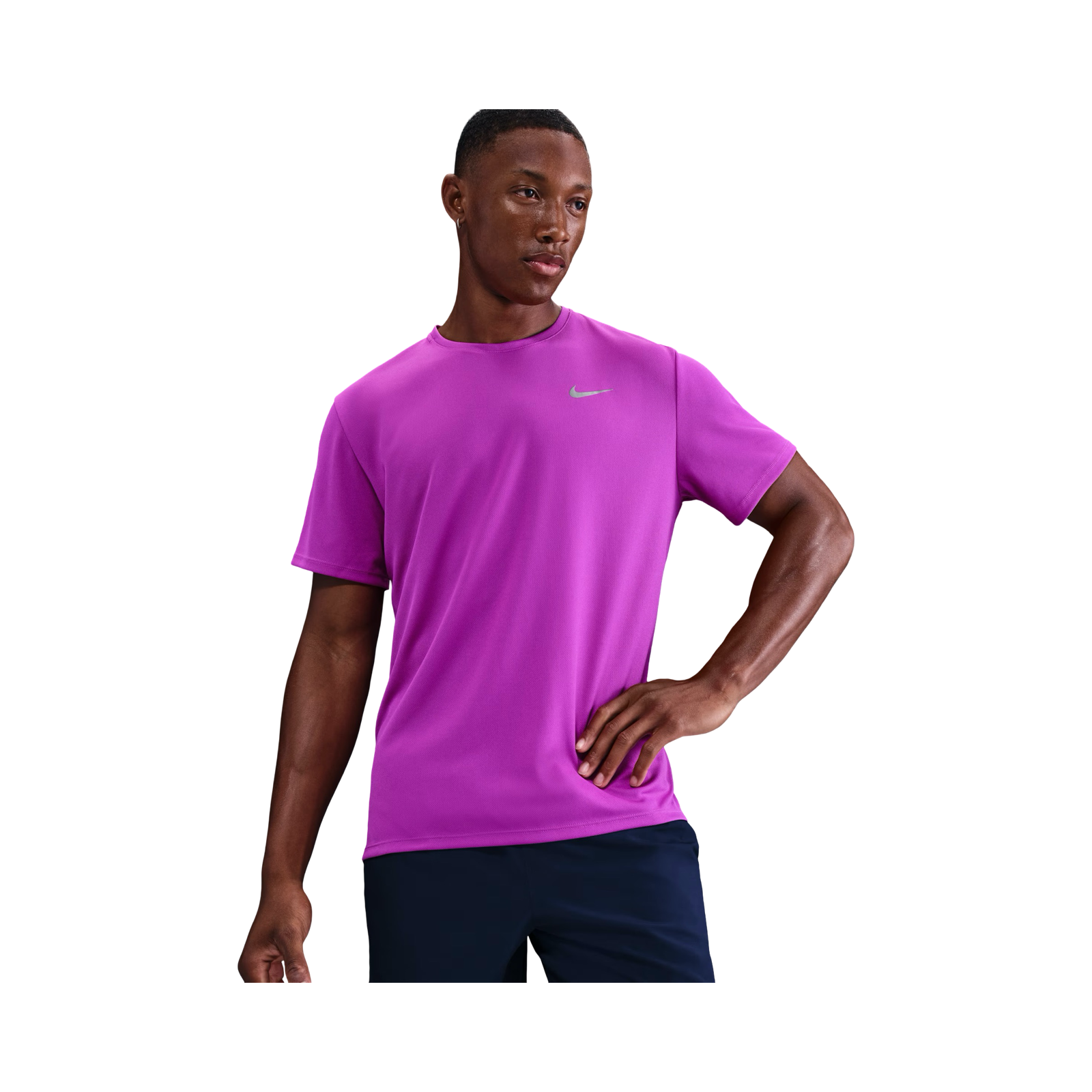 NIKE MILER MEN’S DRI-FIT UV SHORT-SLEEVE RUNNING TOP