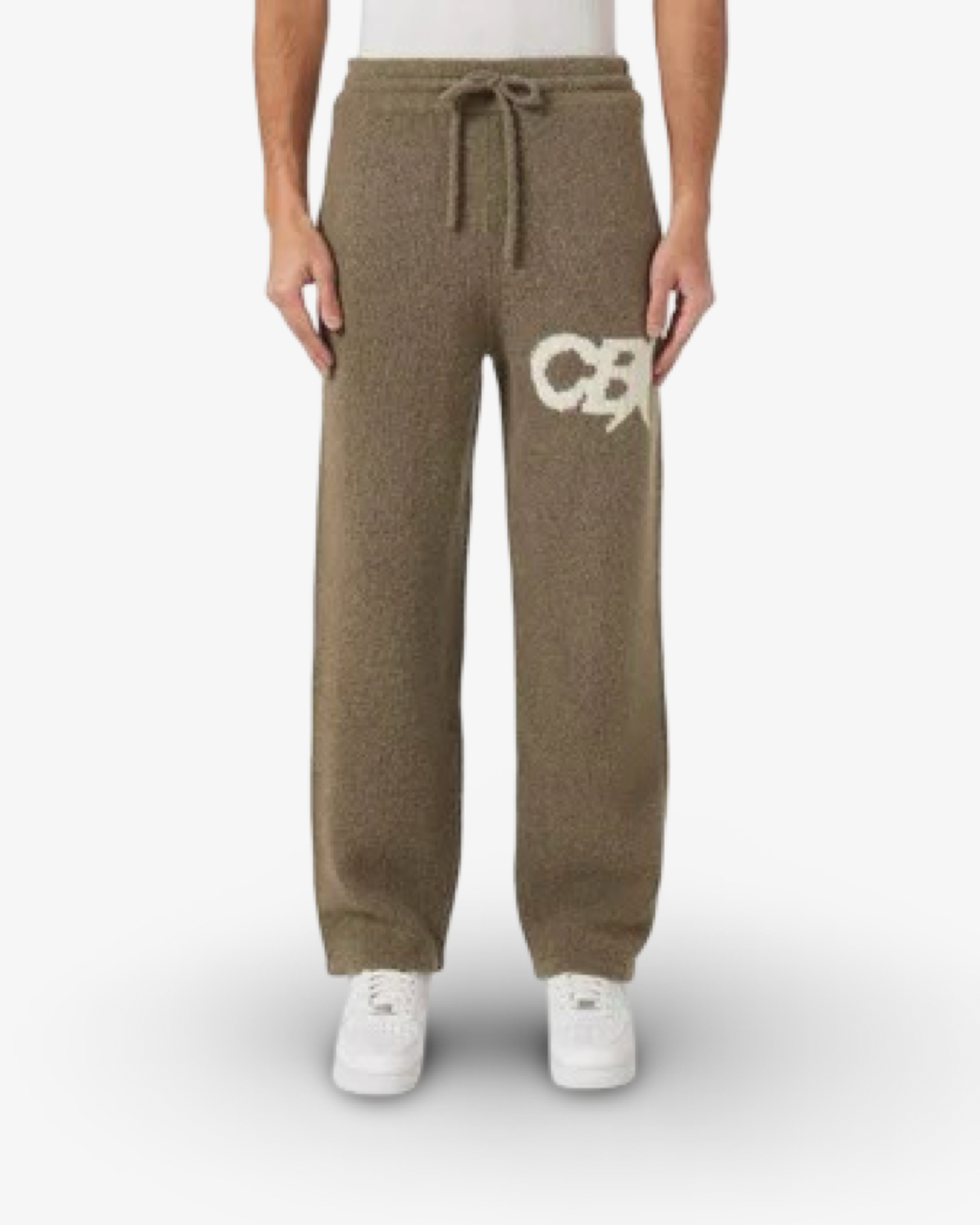 COLE BUXTON CB STAR KNIT PANT - KHAKI