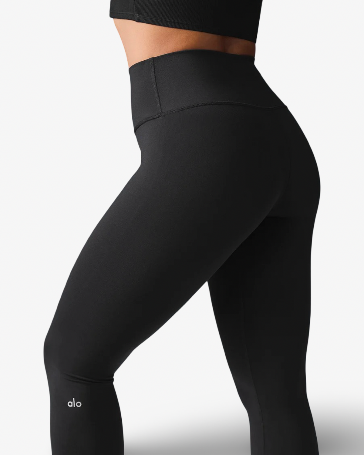 ALO AIRBRUSH LEGGING IN BLACK