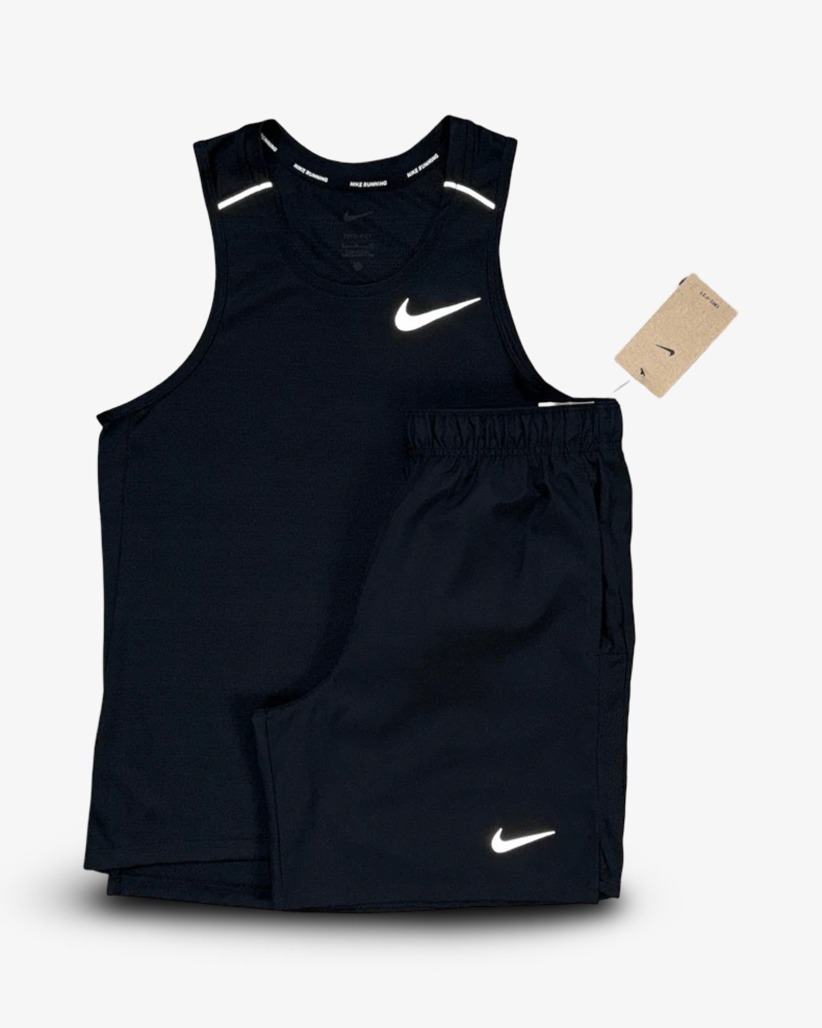 NIKE MILER 1.0 VEST SET 'BLACK'