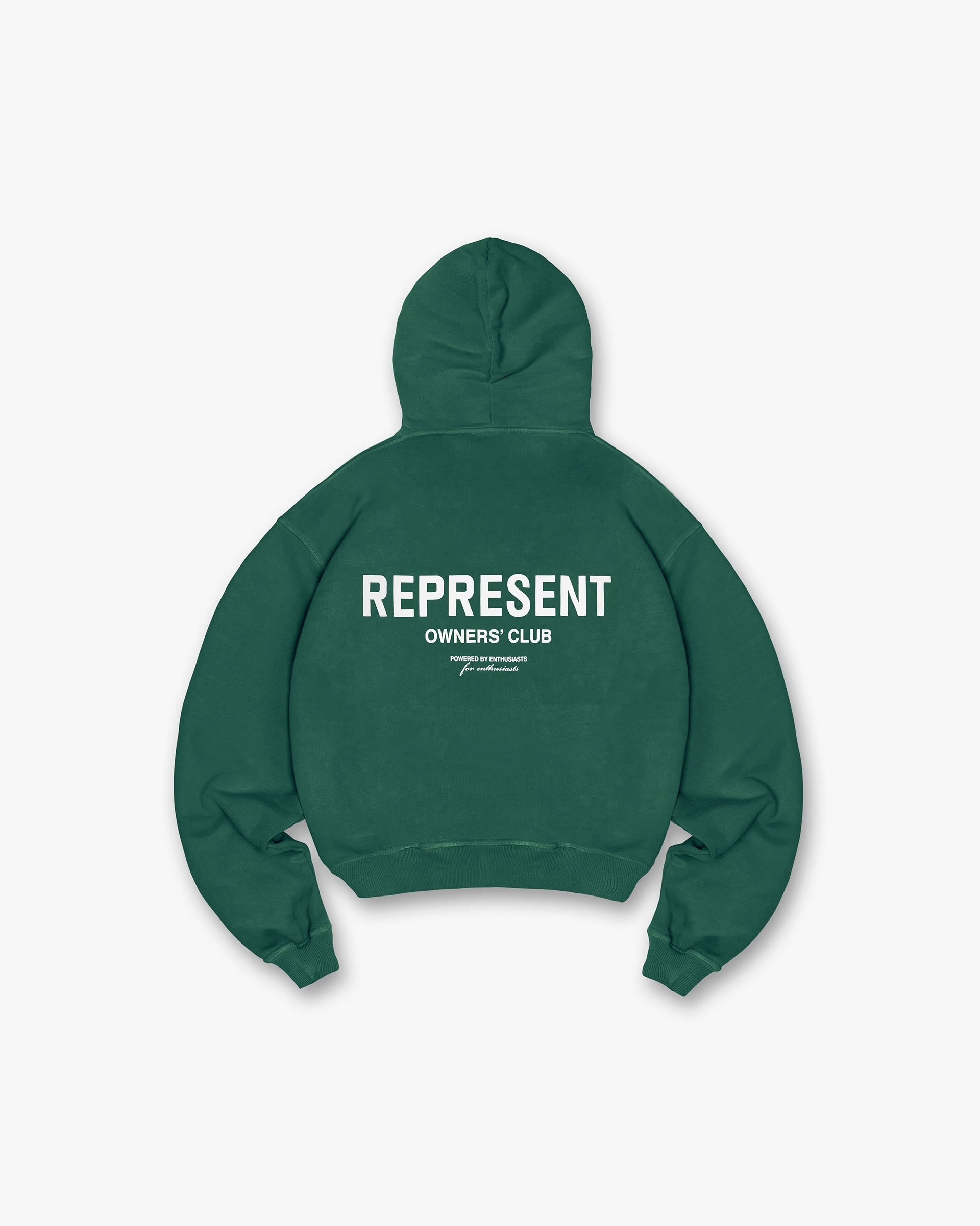 REPRESENT OWNERS CLUB HOODIE - RACING GREEN