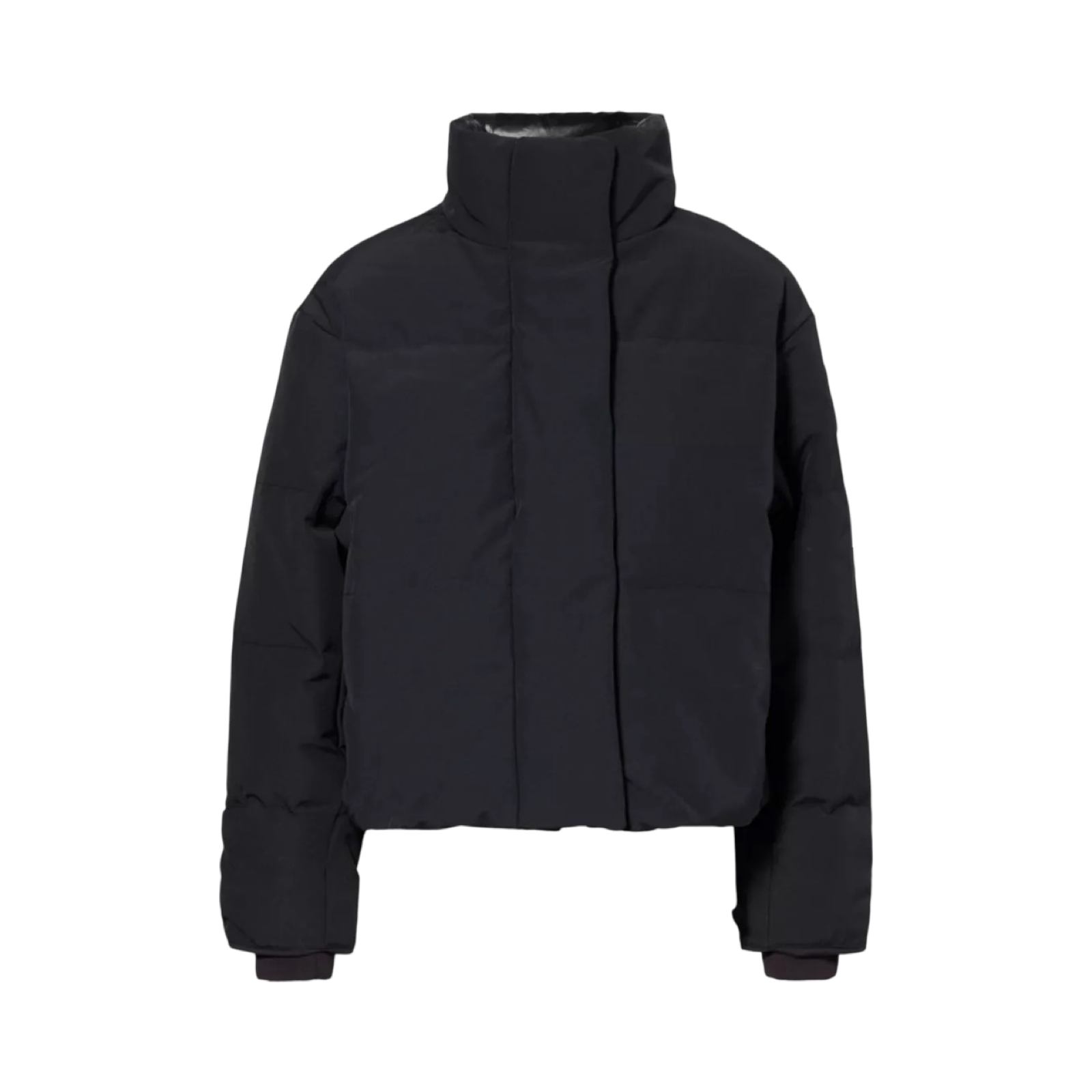 CANADA GOOSE GRANDVIEW LOGO-PATCH CROPPED SHELL-DOWN PUFFER JACKET