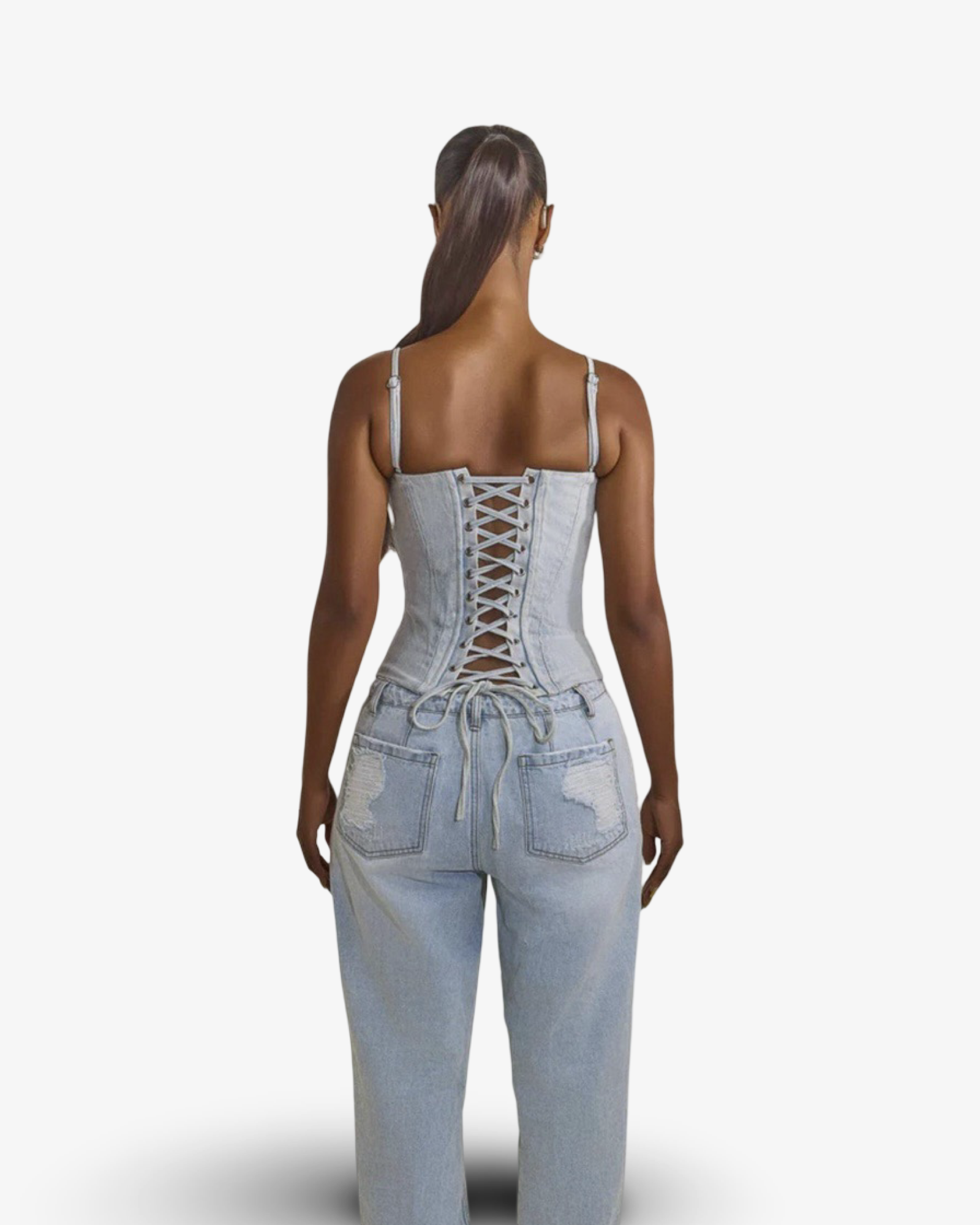 MARS THE LABEL EVERLY CORSET - DENIM