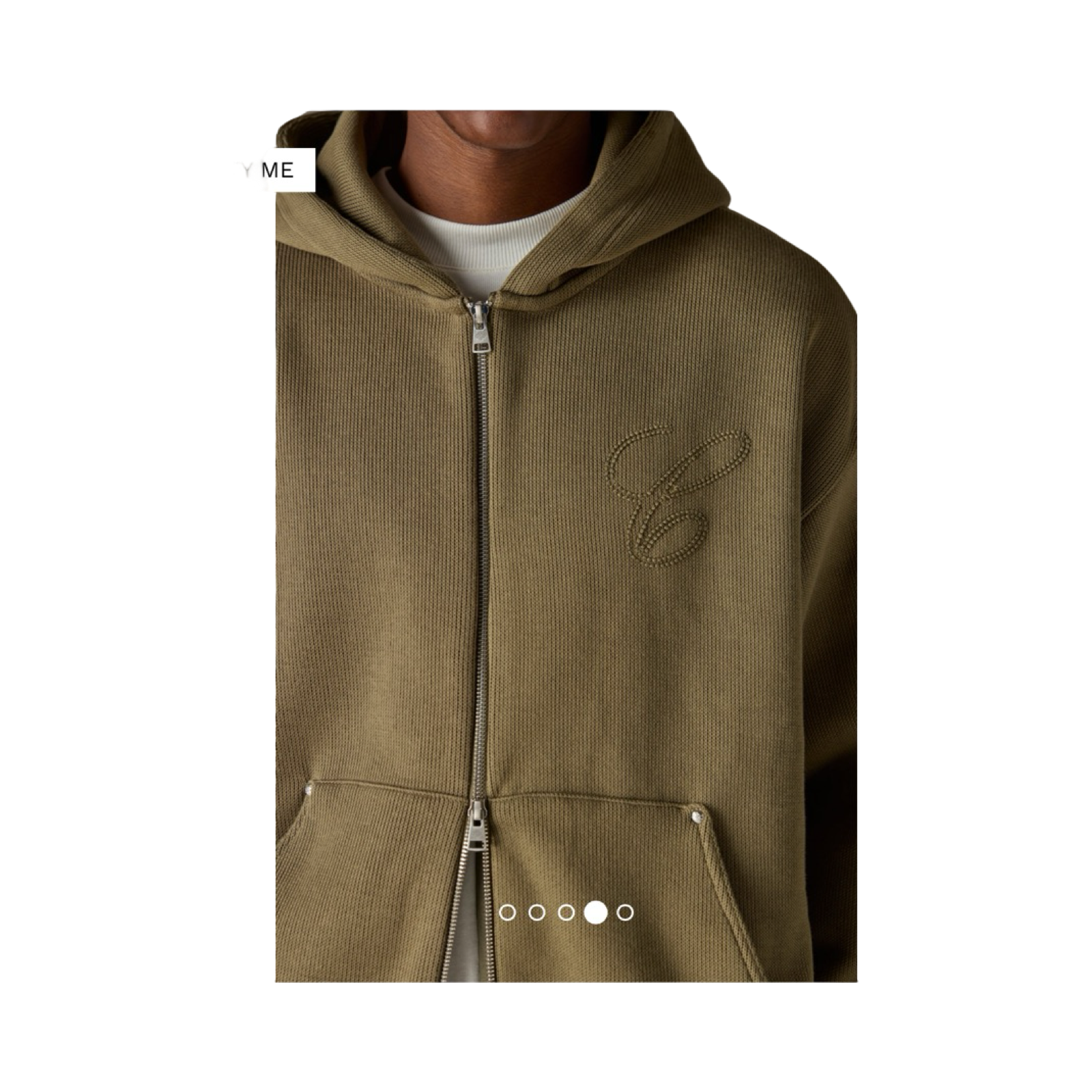 COUTURE CLUB KNIT ZIP HOODIE