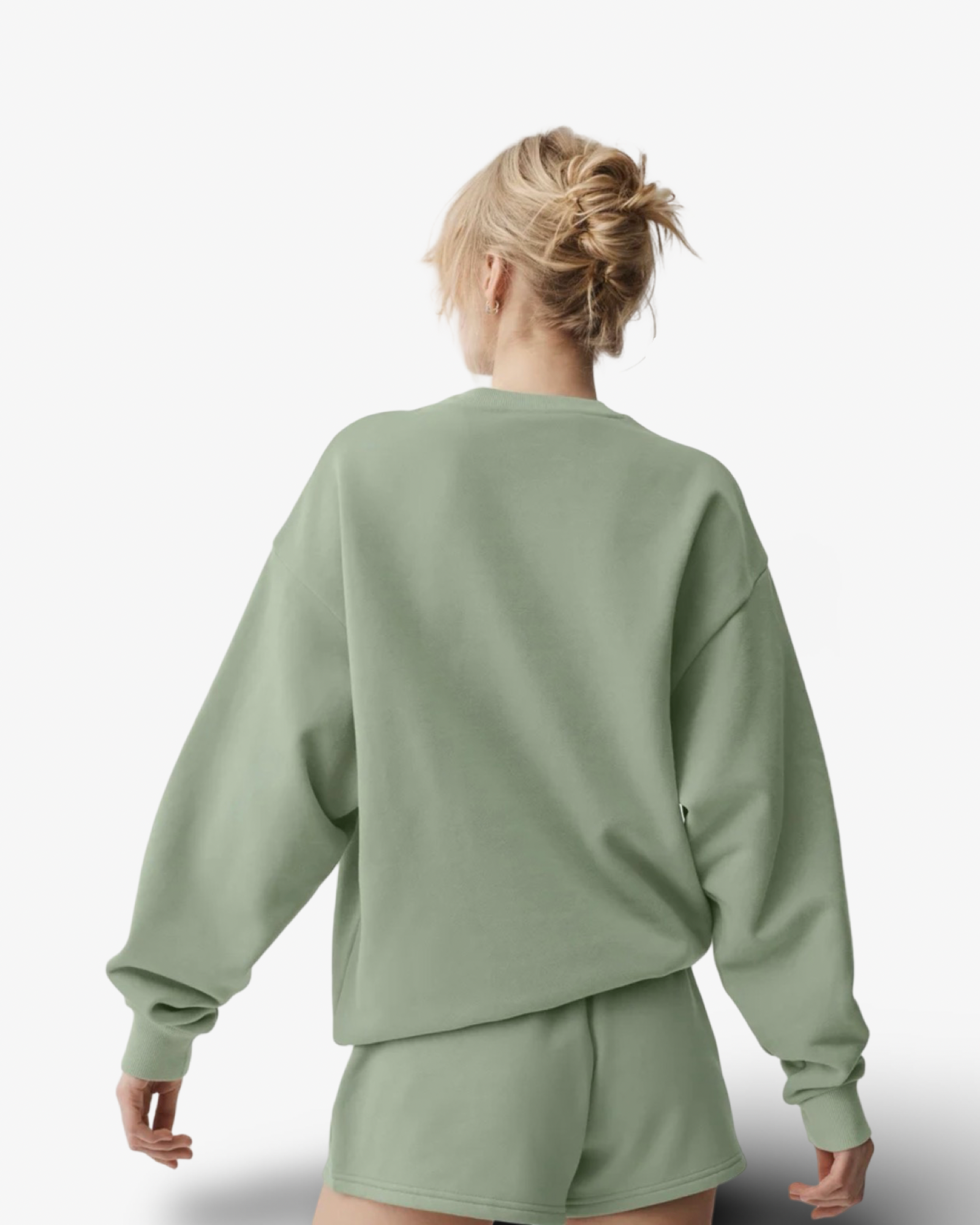 ALO ACCOLADE CREW PULLOVER DUNE GREEN