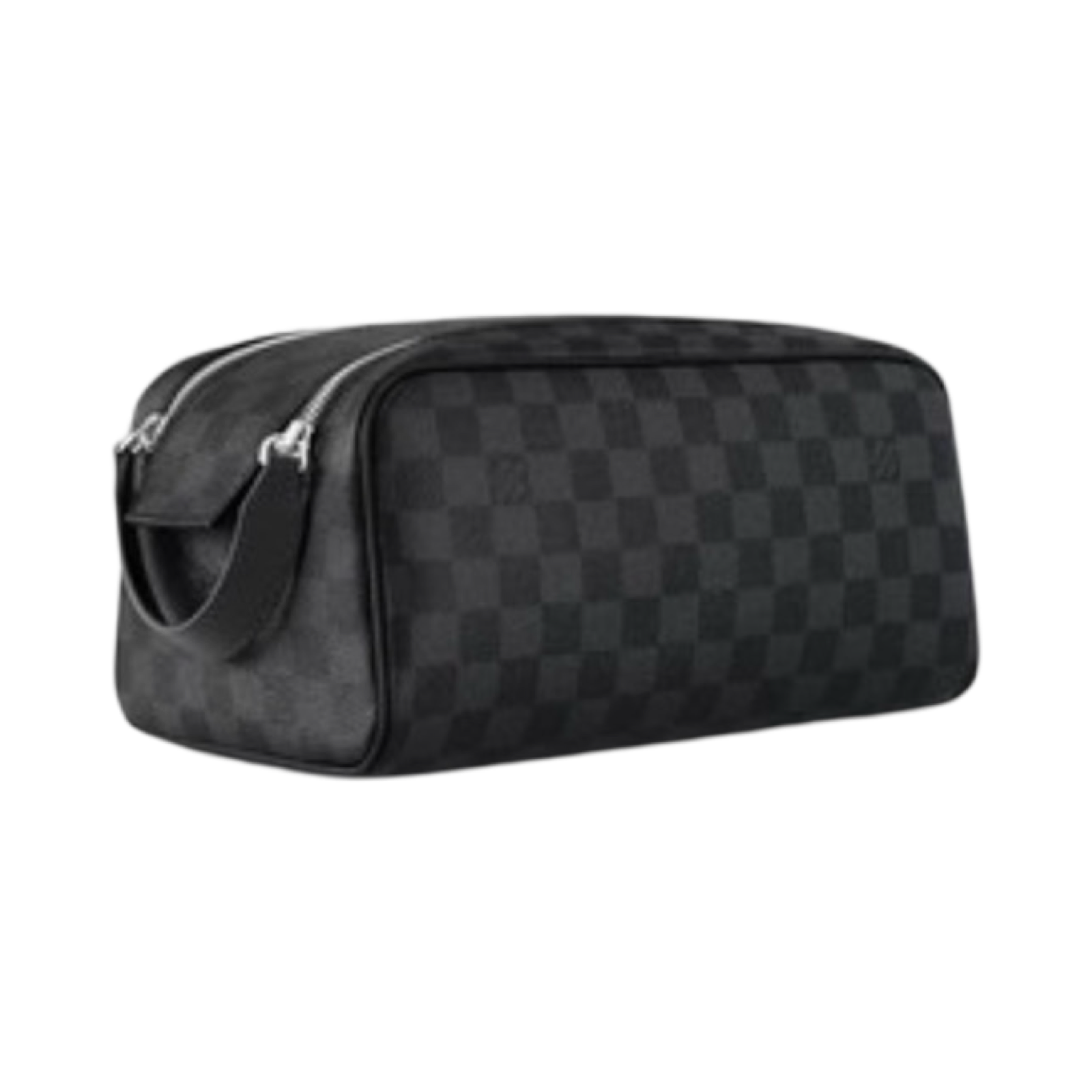 LOUIS VUITTON DOPP KIT TOILET POUCH DAMIER GRAPHITE PRE-LOVED