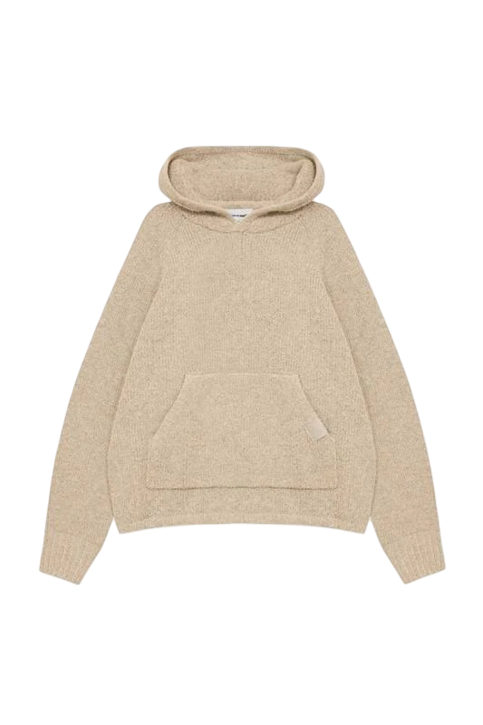 THE COUTURE CLUB BOUCLE KNIT HOODIE