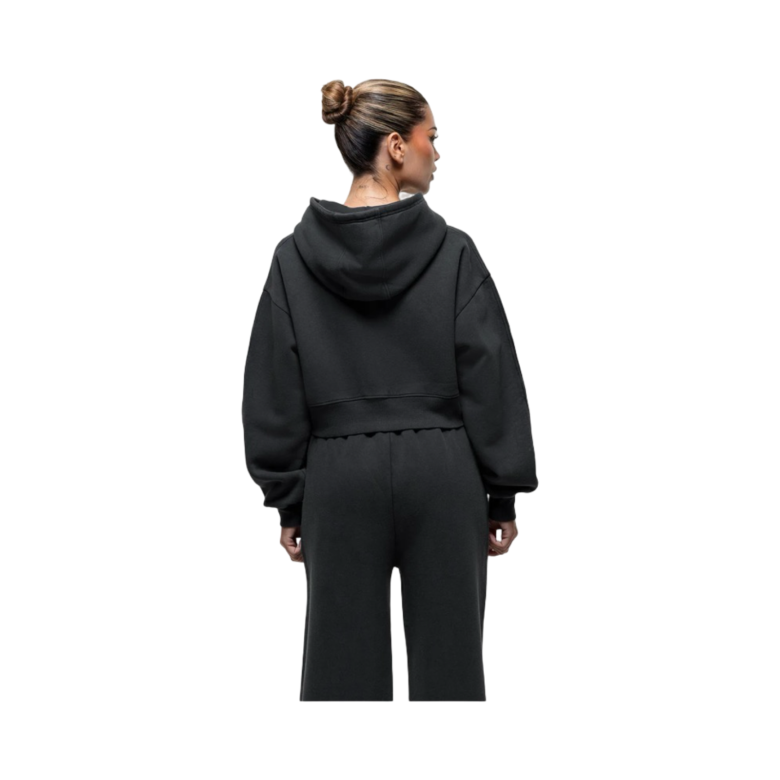 VINTAGE WASHED BLACK ZIP HOODIE