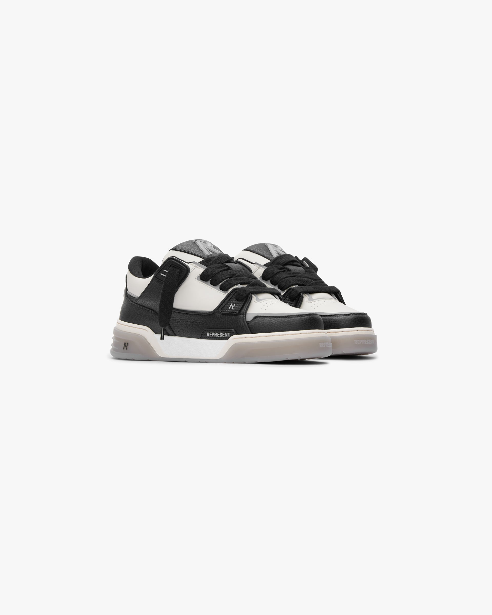 STUDIO SNEAKER - BLACK VINTAGE WHITE