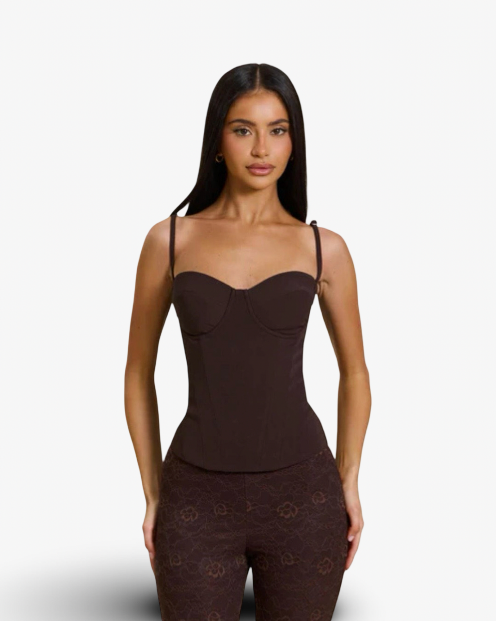 MARS THE LABEL EVERLY CORSET - CHOCOLATE