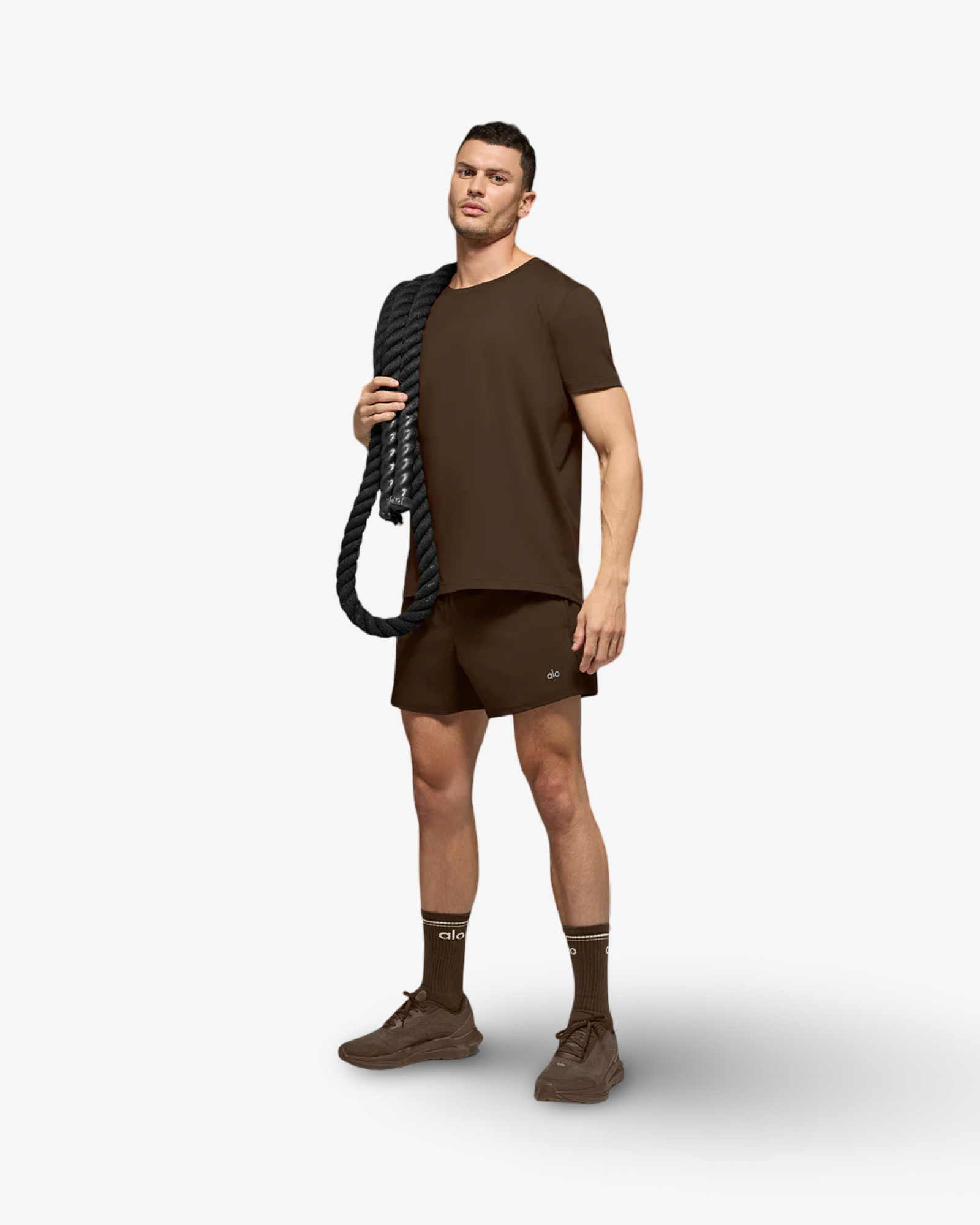 Alo 7" Circuit Short - Espresso