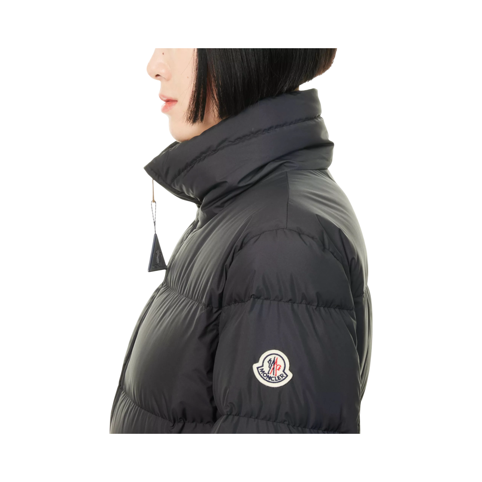 MONCLER DOURPE HIGH-NECK SHELL-DOWN JACKET