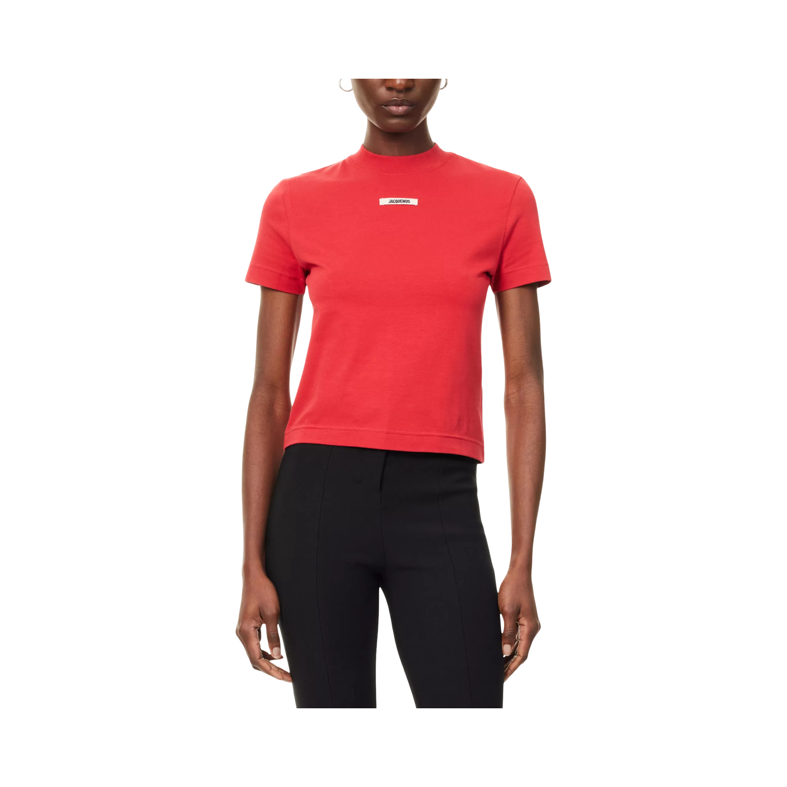 JACQUEMUS CROPPED T-SHIRT