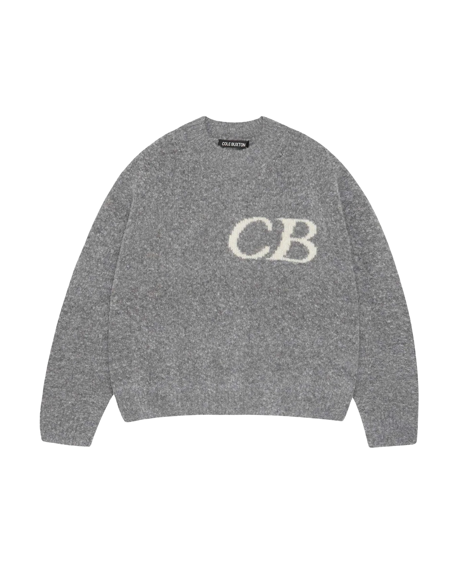 COLE BUXTON CB LOGO KNIT SWEATER