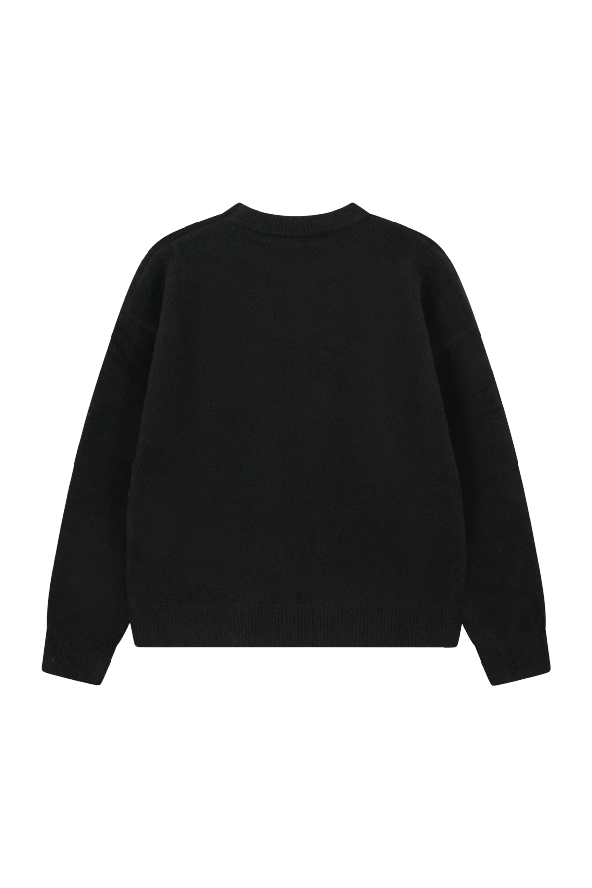 THE COUTURE CLUB MONOGRAM FLUFFY KNIT CREWNECK