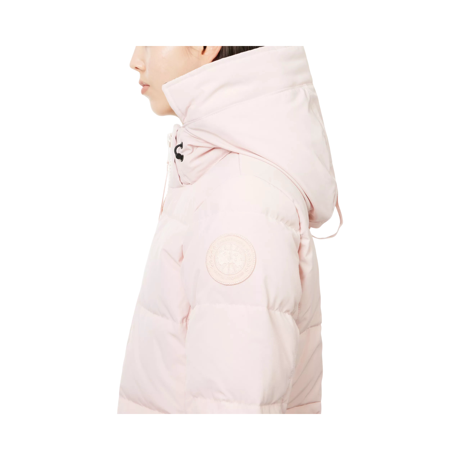 CANADA GOOSE CHELSEA WOVEN-DOWN PARKA JACKET VINTAGE ROSE