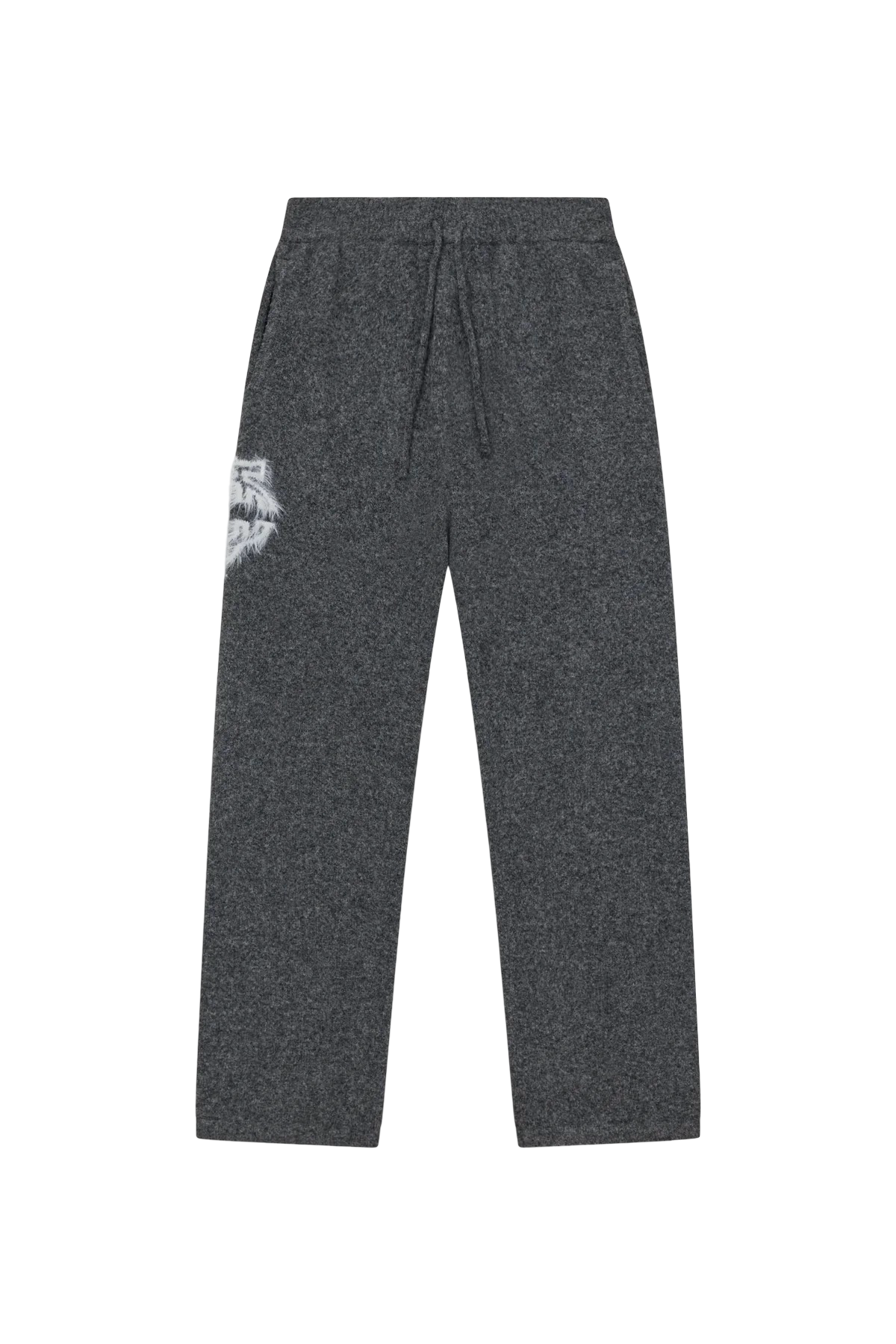 THE COUTURE CLUB MONOGRAM FLUFFY KNIT PANT