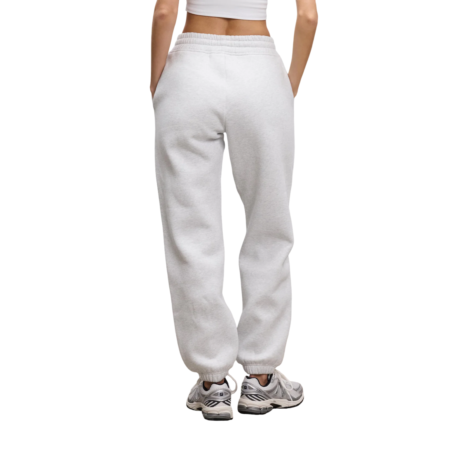 ARNE RELAXED STRAIGHT LEG JOGGER MARL GREY