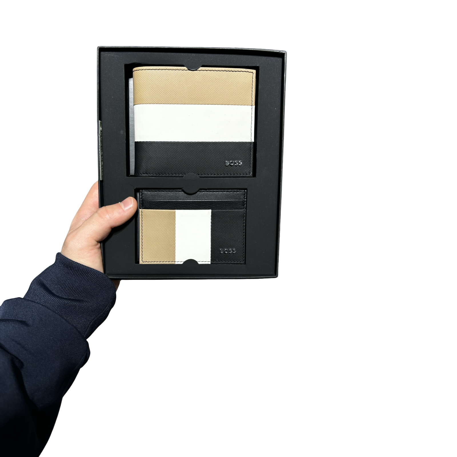 BOSS WALLET & CARD HOLDER GIFT SET