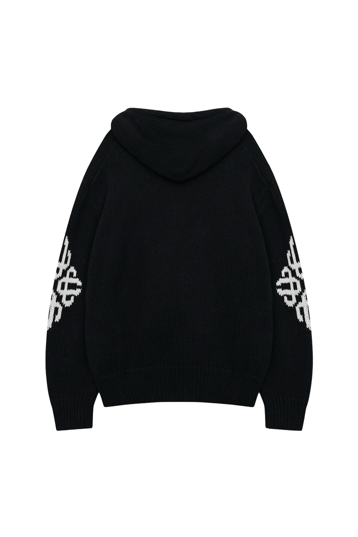 THE COUTURE CLUB CHUNKY KNIT ZIP HOODIE
