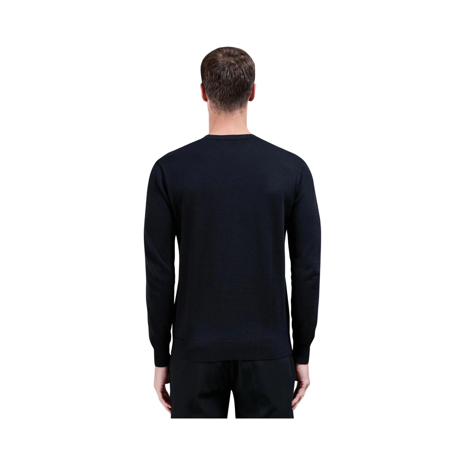 ARNE COTTON KNITTED SWEATSHIRT BLACK