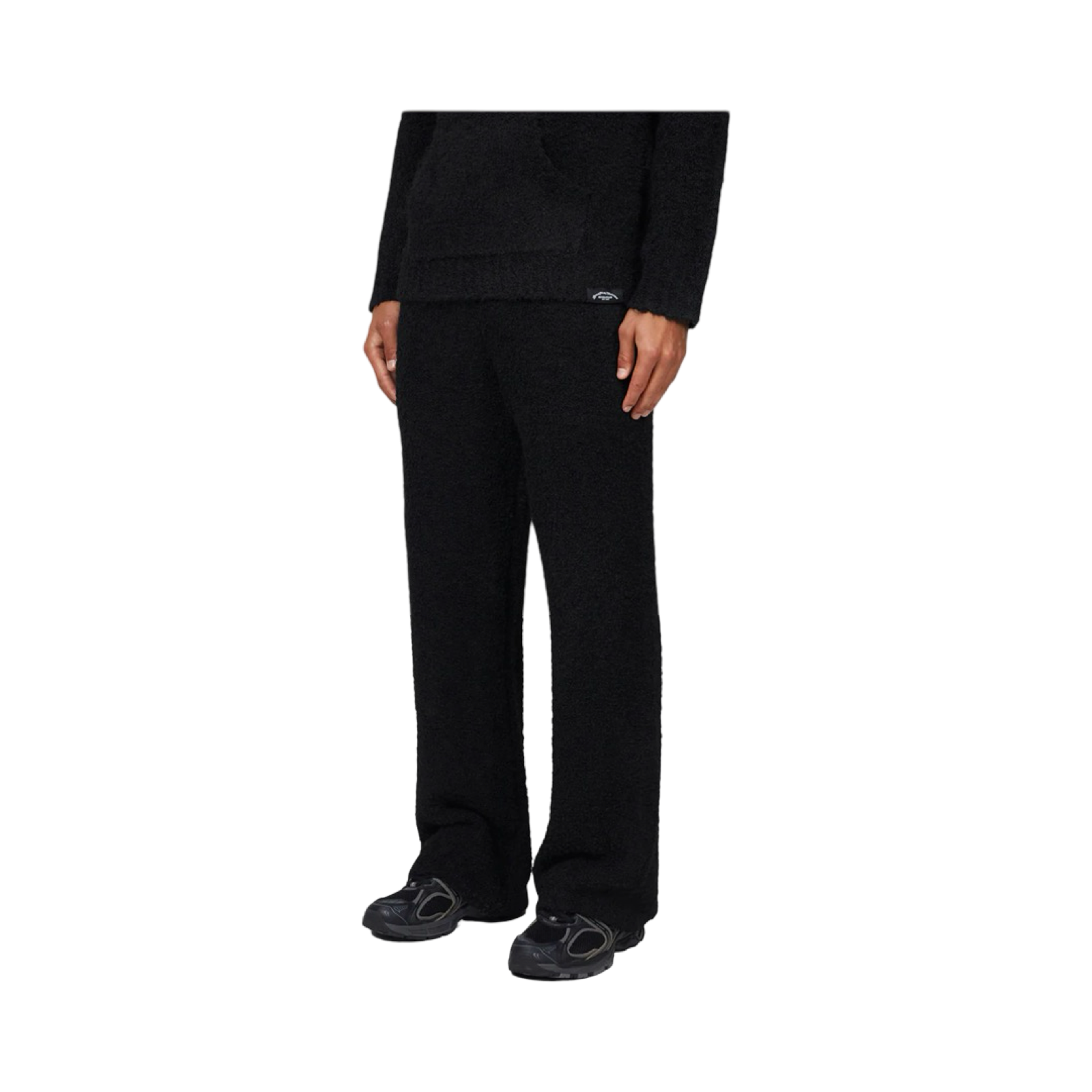 GFN BOUCLE KNITWEAR BLACK PANTS