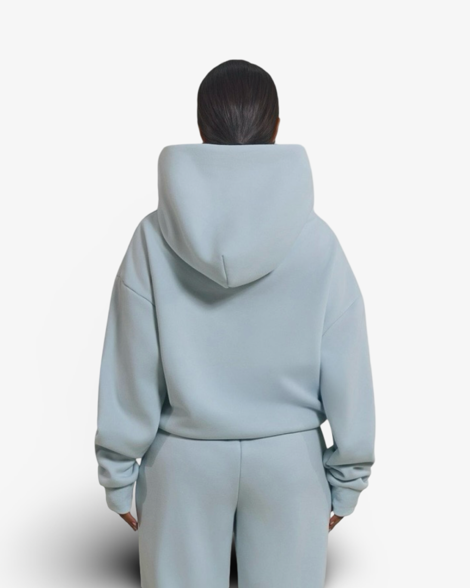 MARS THE LABEL VARSITY HOODIE - BABY BLUE