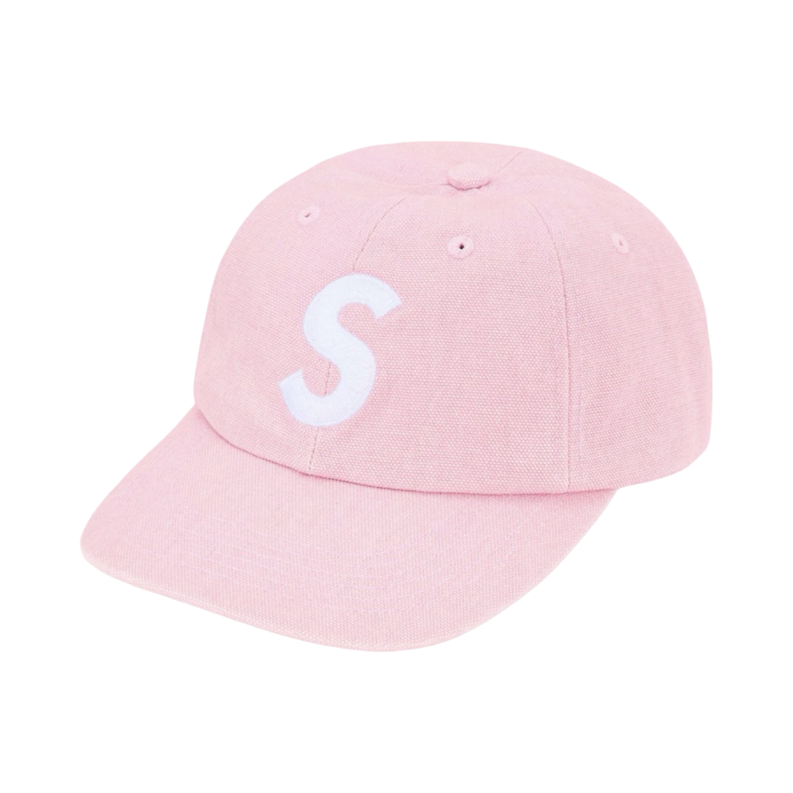 SUPREME PIGMENT COATED CANVAS S LOGO 6-PANEL