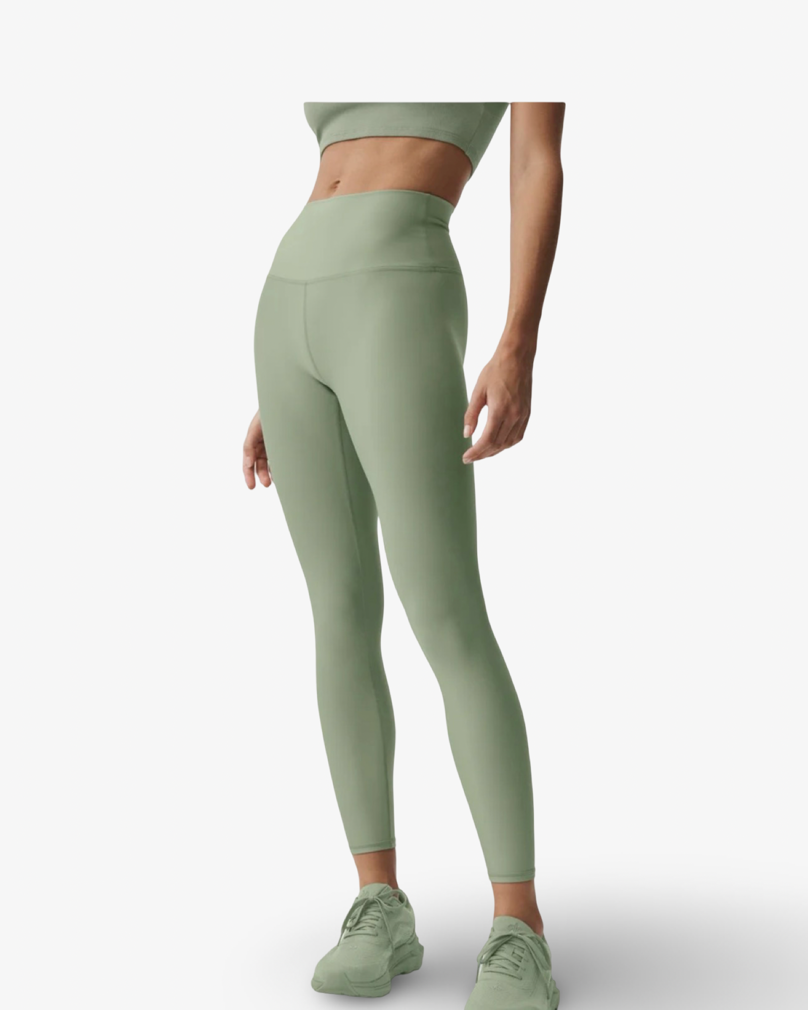 ALO 7/8 HIGH-WAIST AIRLIFT LEGGINGS DUNE GRASS