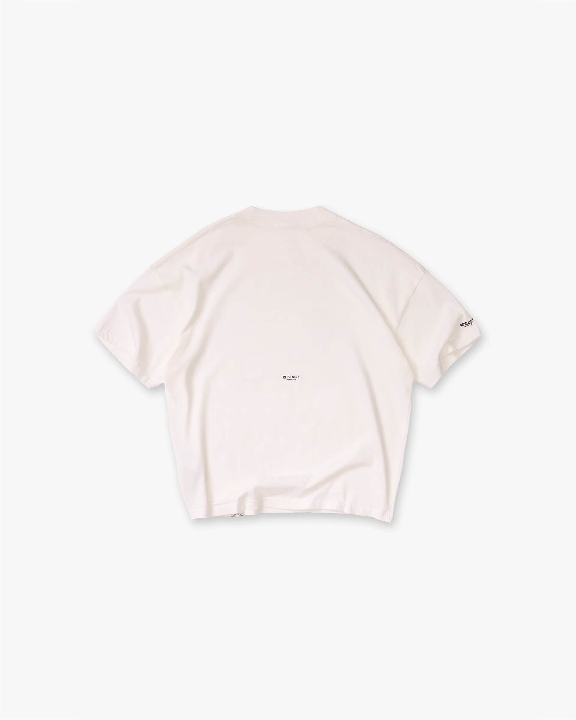 REPRESENT MICRO OWNERS CLUB T-SHIRT - FLAT WHITE