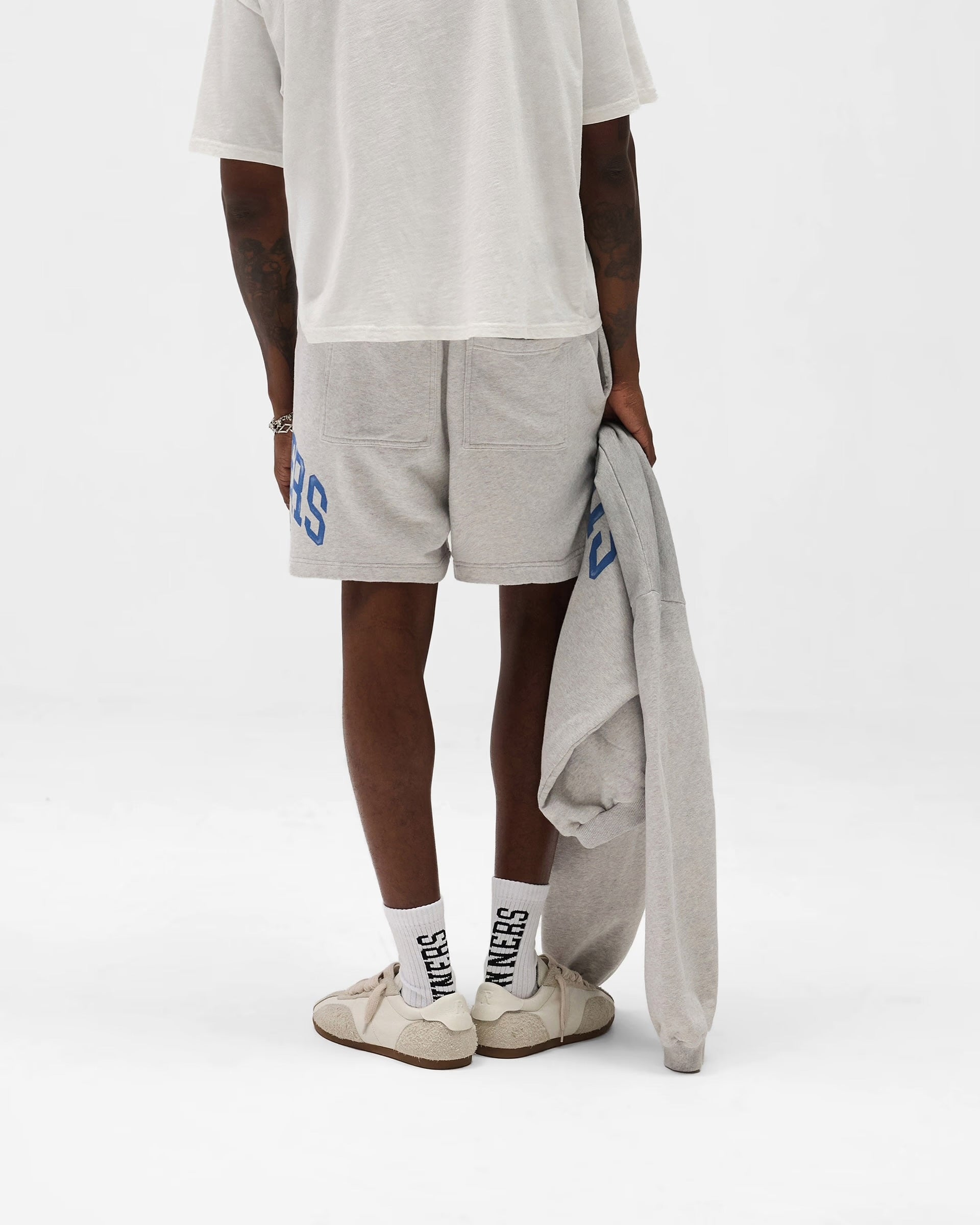 REPRESENT OWNERS CLUB SHORT - SPRAYED ICE GREY MARL
