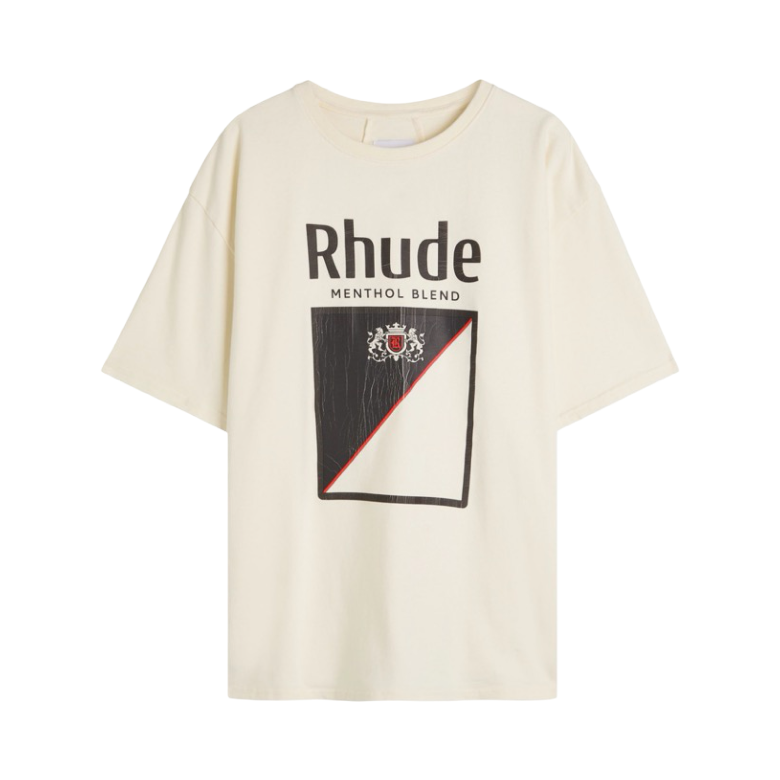 RHUDE COLLINS FUMAR PRINTED COTTON T-SHIRT