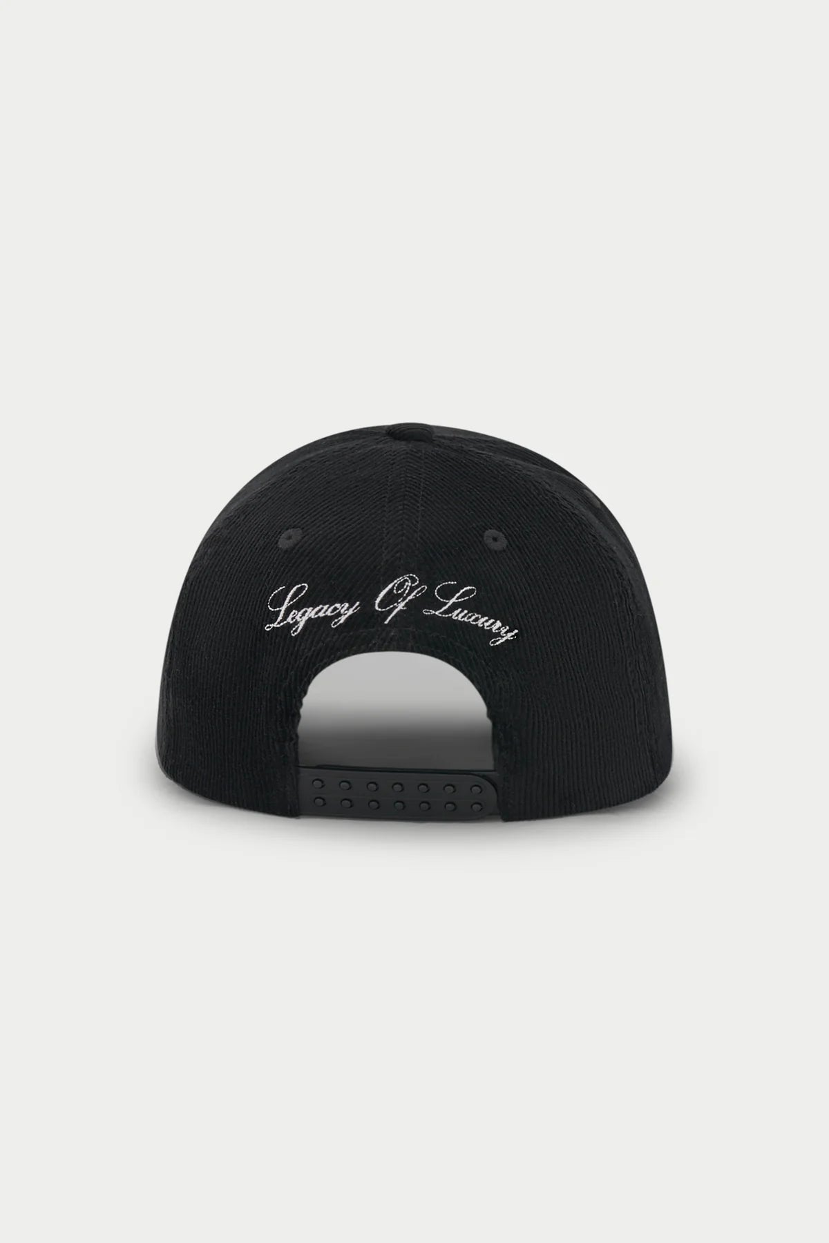 THE COUTURE CLUB MONOGRAM CORD CAP - BLACK